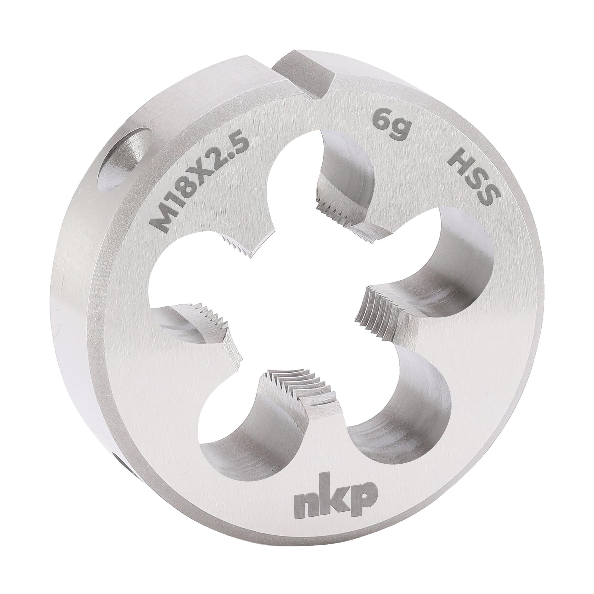Плашка NKP М18х2,5 DINEN22568 HSS 6g 45х18мм 240180N