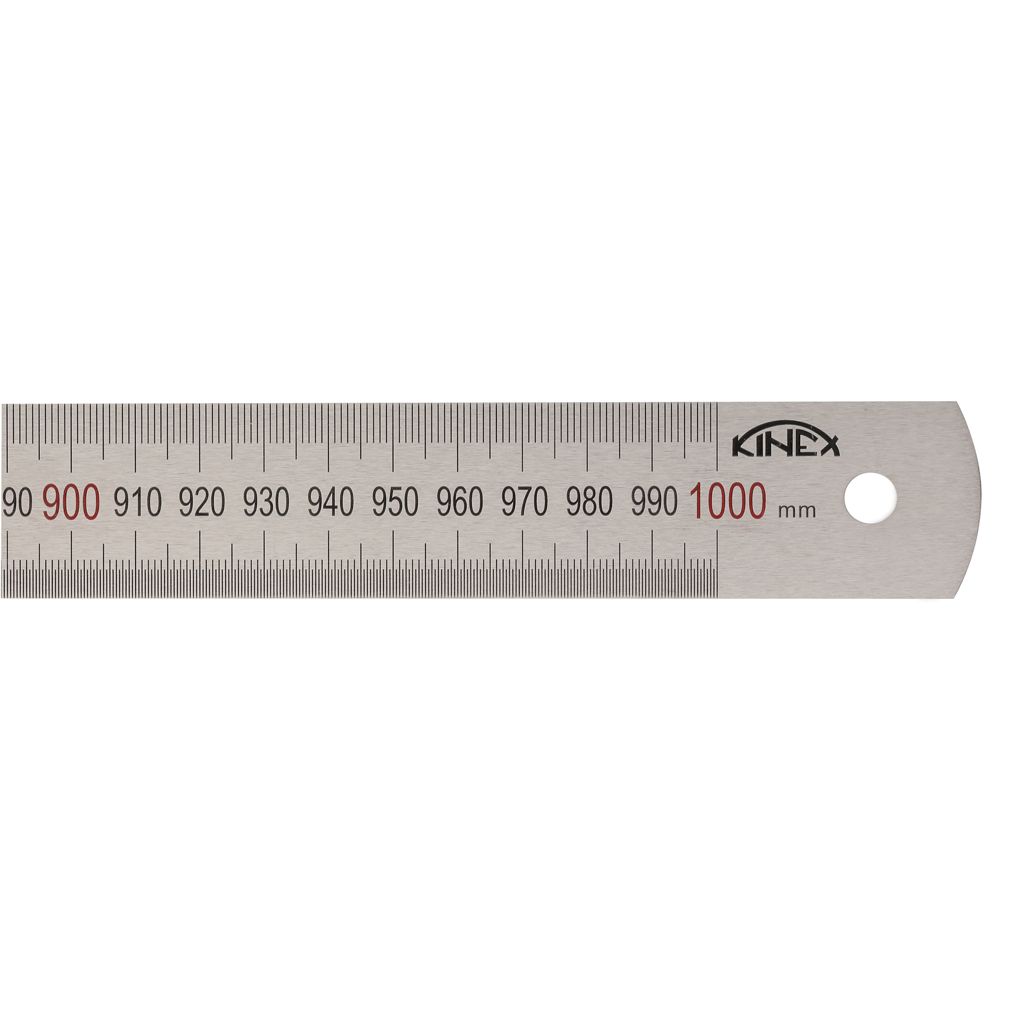 Линейка Kinex K-met 1000х30х1,0мм Шкала 0,5/1,0мм 1022-02-100