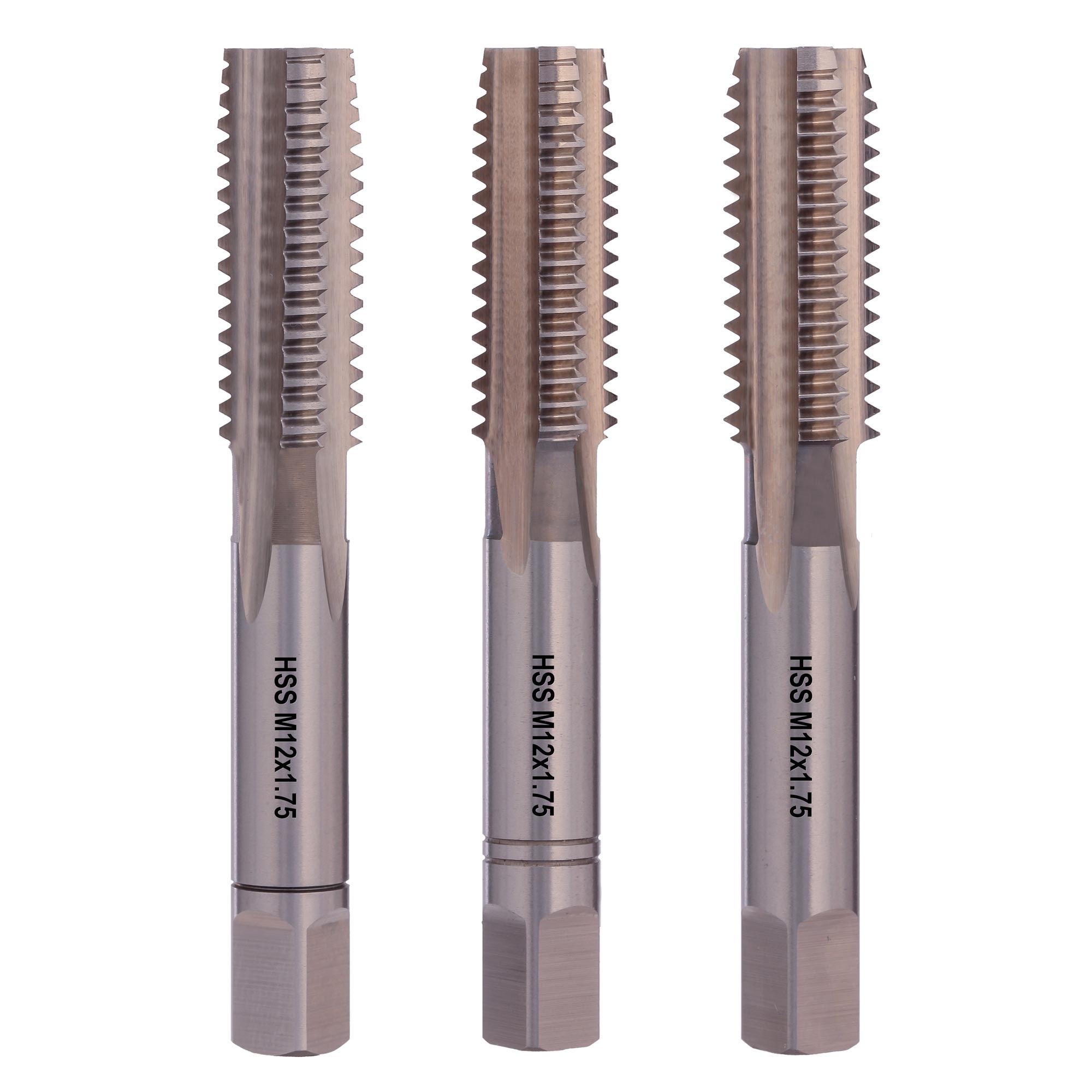 Набор метчиков 3шт Terrax by Ruko HSS-G DIN352 6h М12х1,75 230120TX