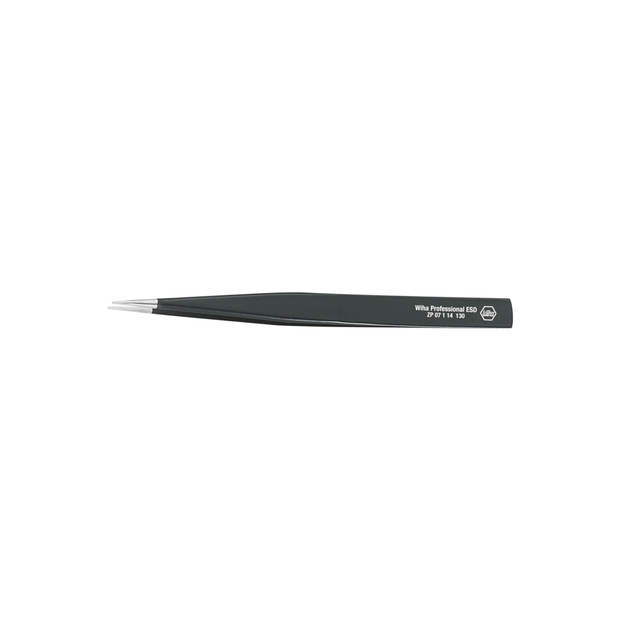 Пинцет прецизионный 130мм тип PSF Professional ESD Wiha ZP07114 32325