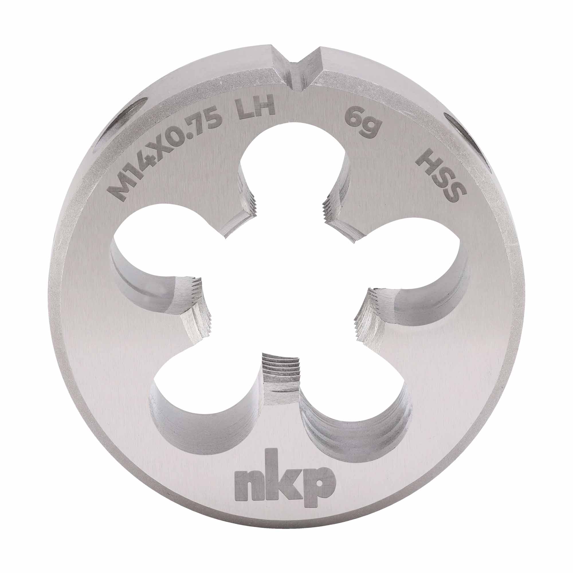 Плашка левая NKP М14х0,75 DINEN22568 HSS 6g 38х10мм 250144N
