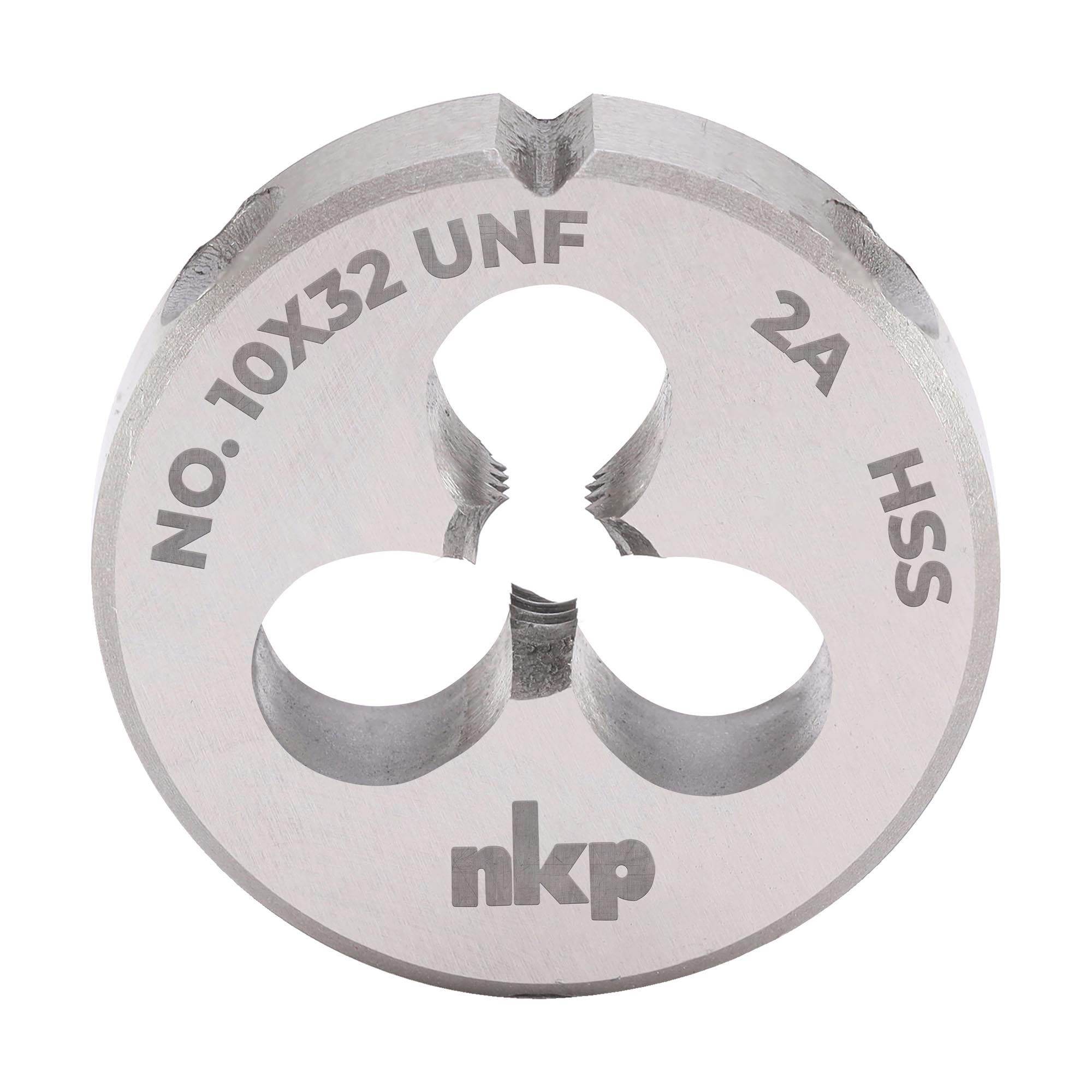 Плашка дюймовая NKP UNF №10-32 HSS DIN22568 20x7мм 246010N