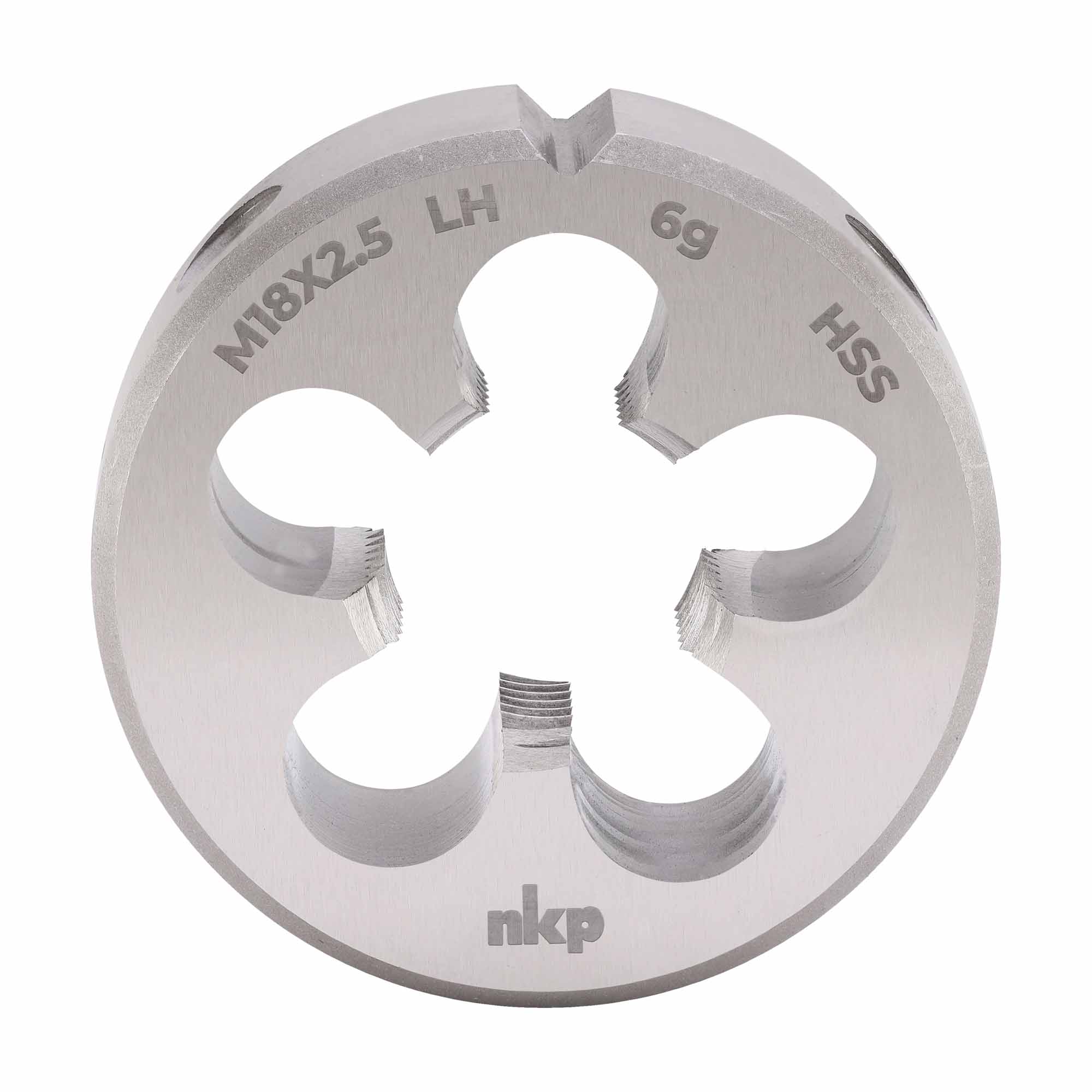 Плашка левая NKP М18х2,5 DINEN22568 HSS 6g 45х18мм 250180N