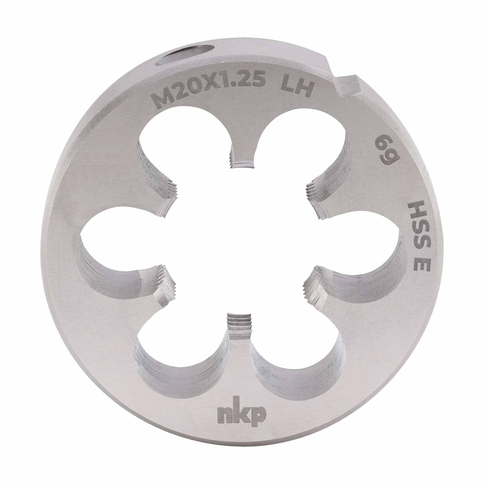 Плашка левая NKP М20х1,25 DINEN22568 HSSE 6g 45х14мм 294206N