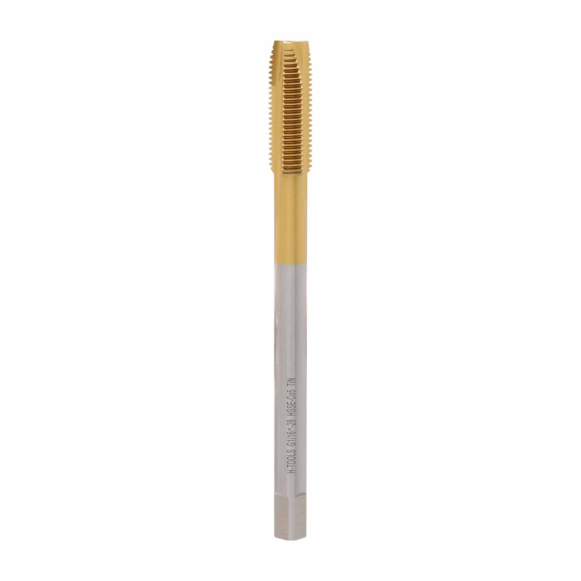 Метчик машинный H-Tools G1/16"-28 DIN5156 HSSE TiN 261116EHT