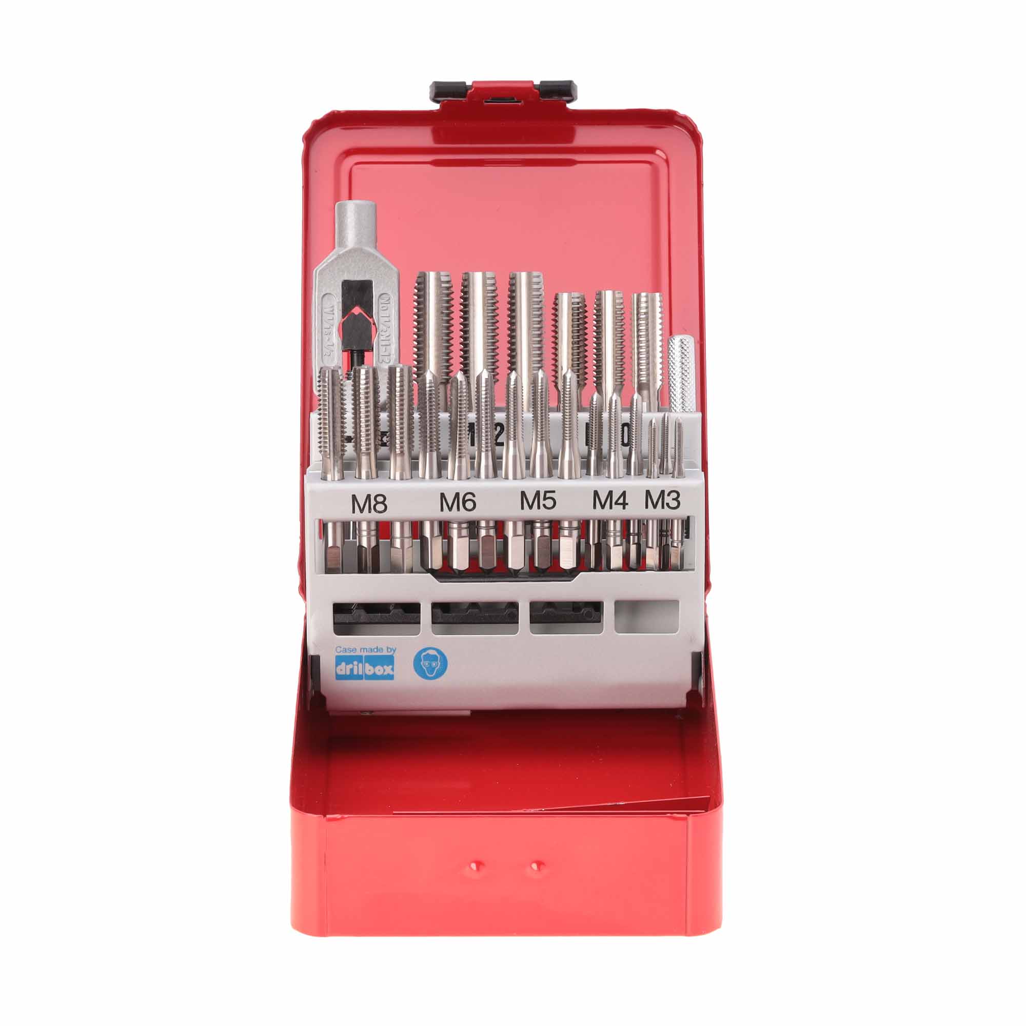 Набор комплектных метчиков Ruko M3-M12 HSSE DIN352 22пр 245002E