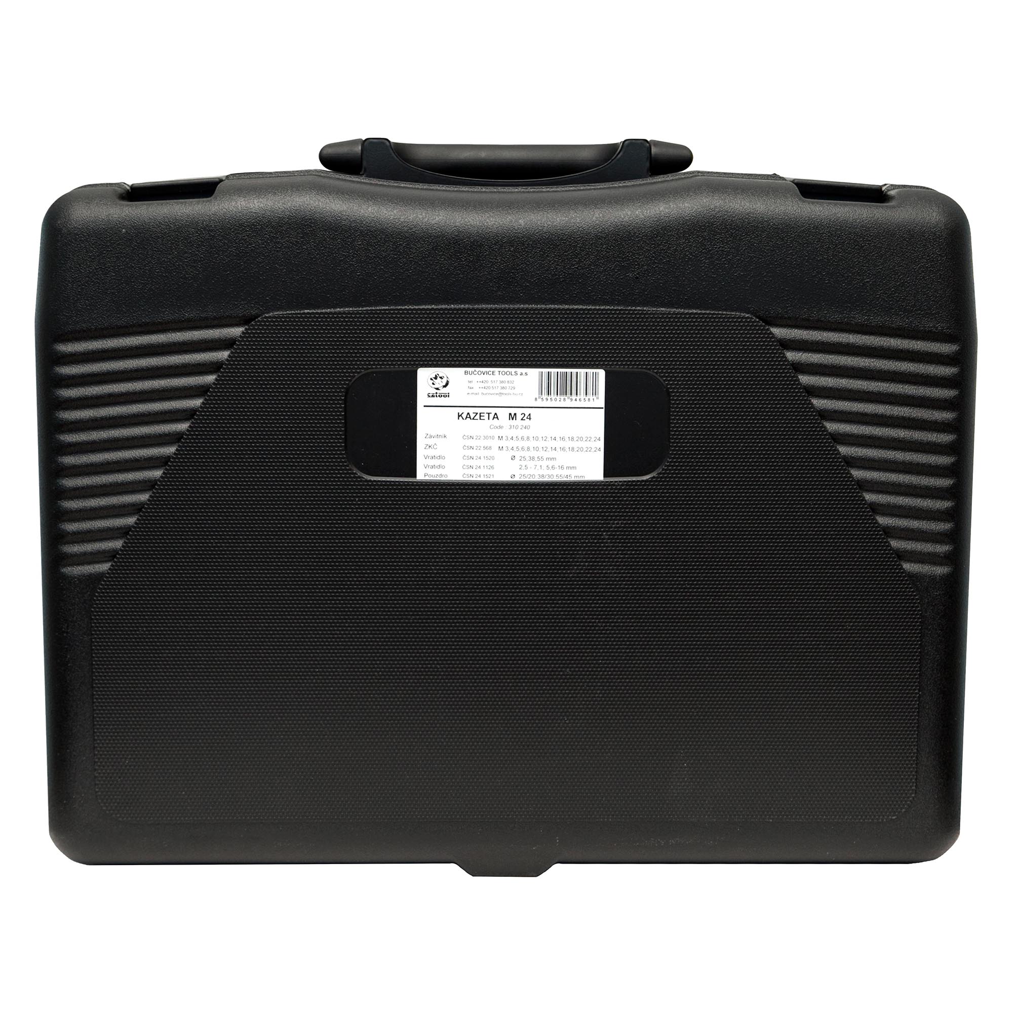 Набор метчиков и плашек Bucovice Tools M3-M24 115CrV3 61пр 310240