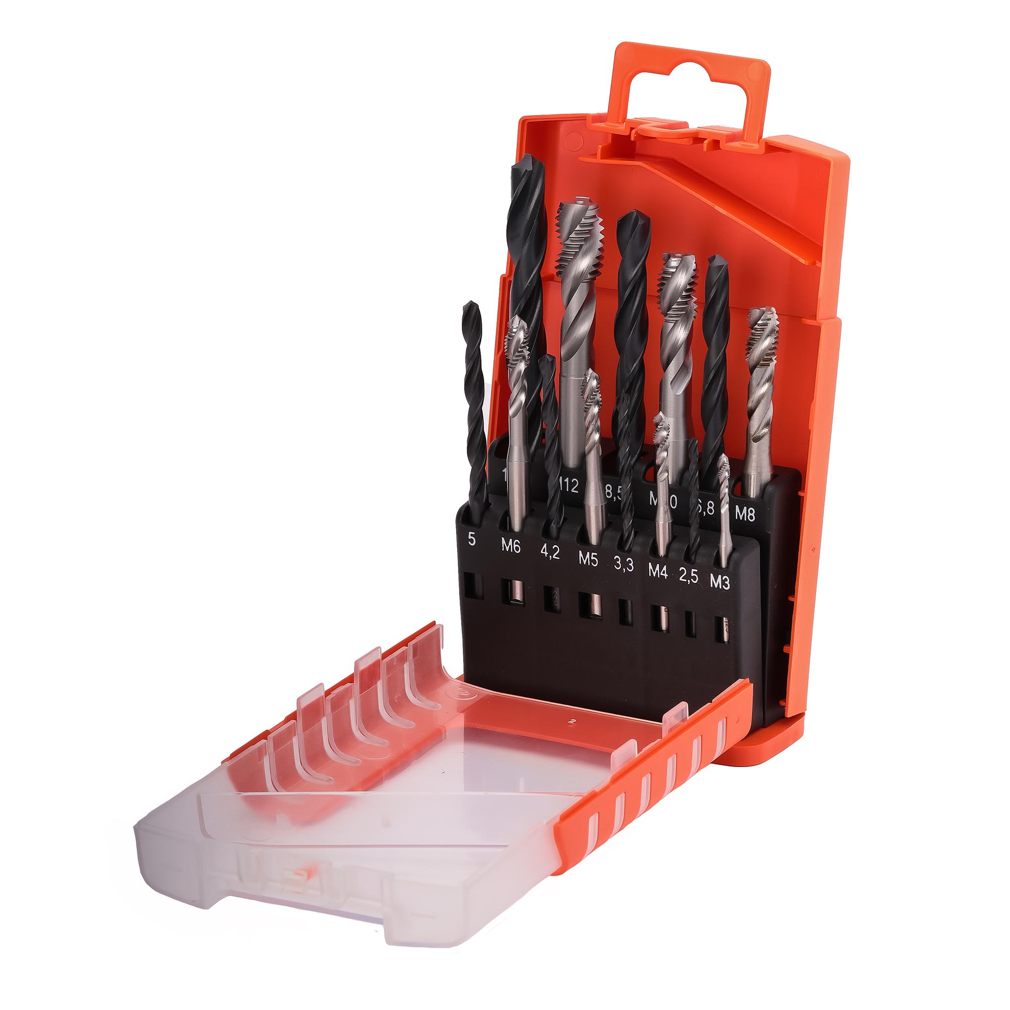 Набор машинных метчиков Bucovice Tools M3-M12 HSS DIN371/376 14пр 104002