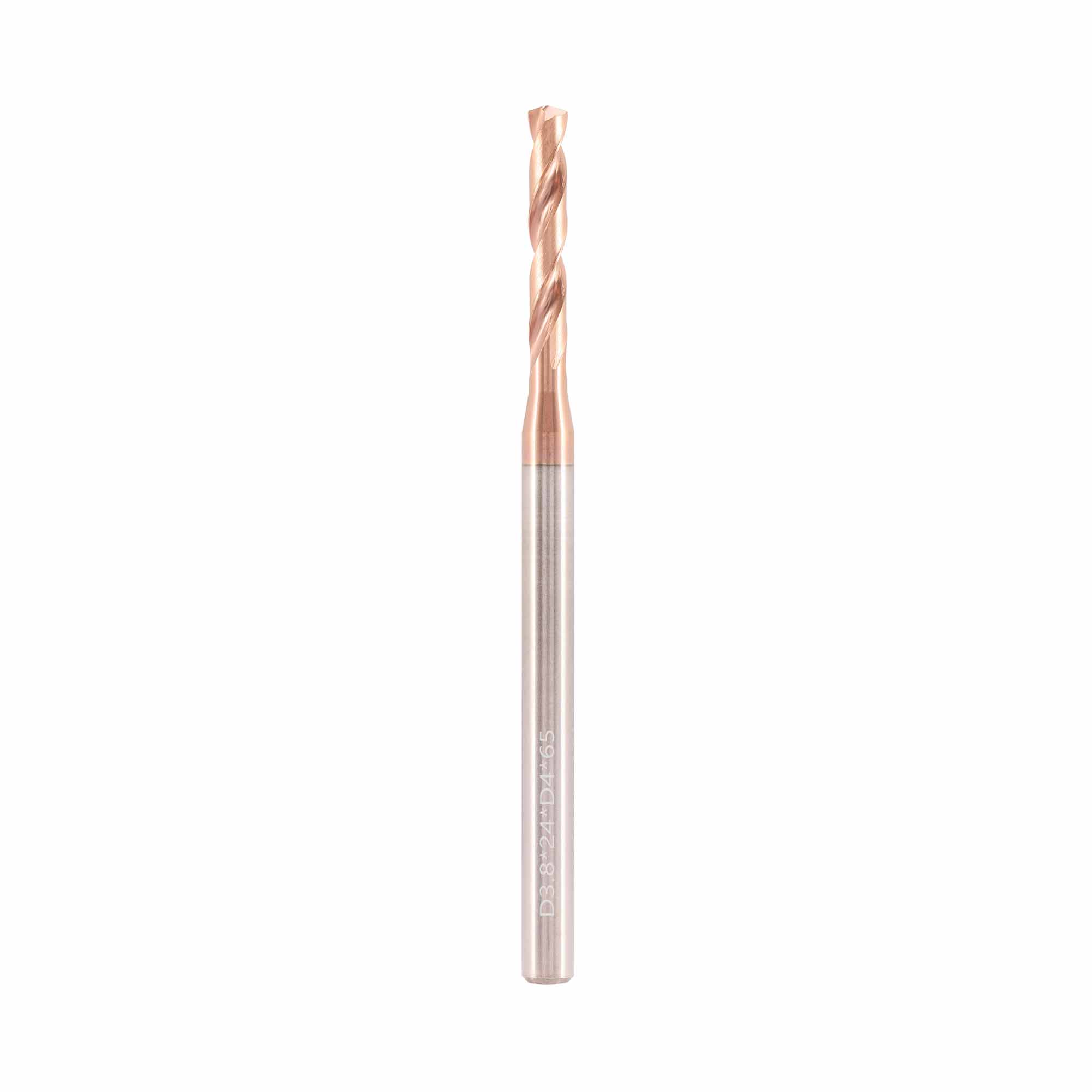 Сверло твердосплавное 3,8x65/24мм d04 VHM TiSiN 140° 60HRC BSKT BSE066D005-3,8