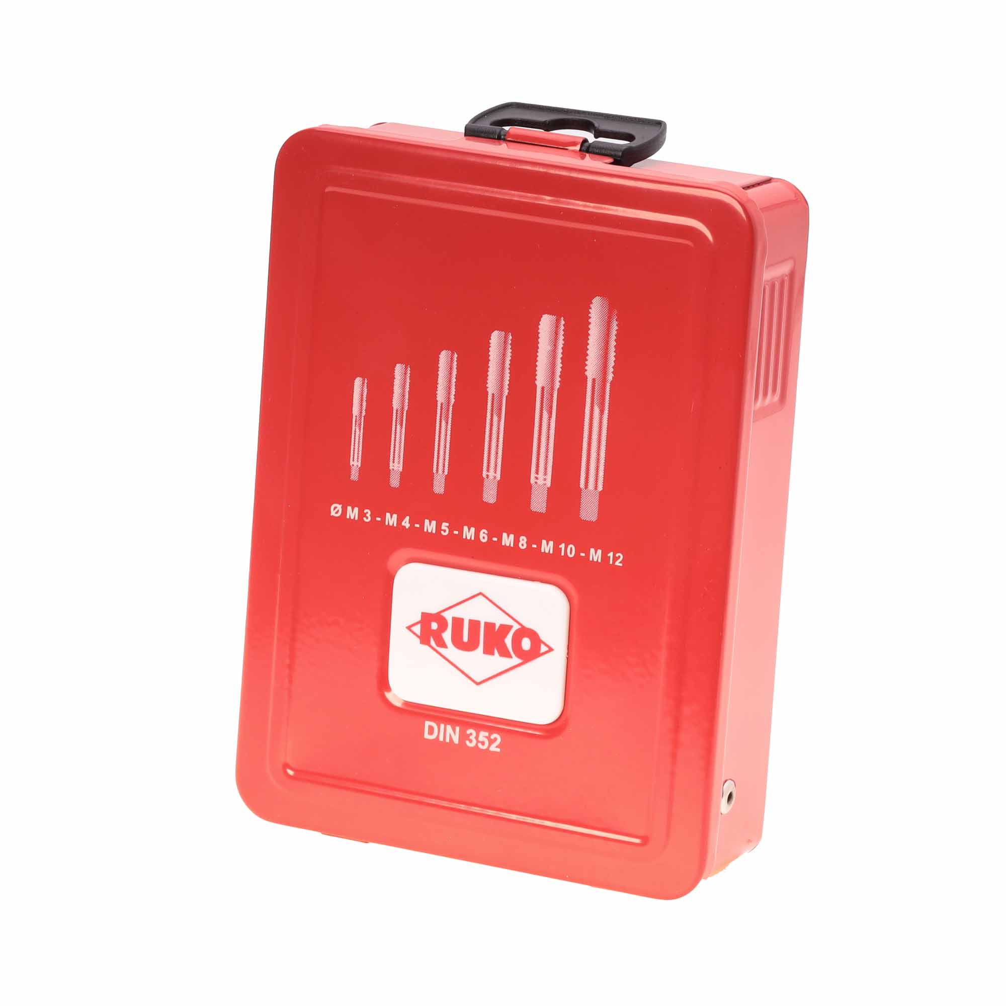 Набор комплектных метчиков Ruko M3-M12 HSS-G DIN352 21пр 245001
