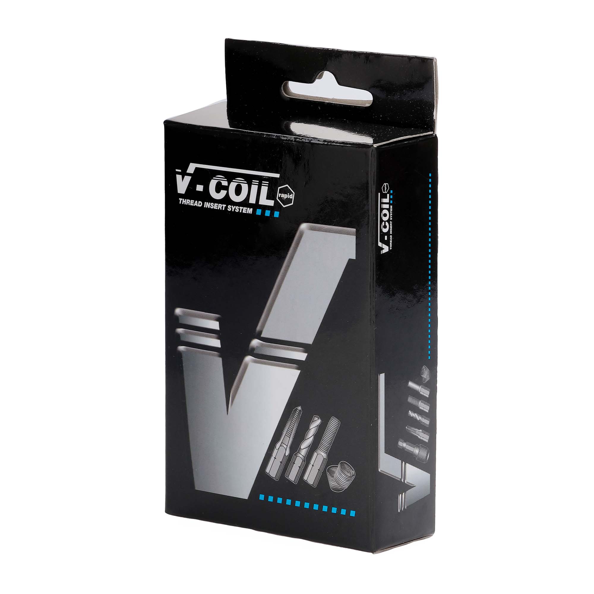 Набор для восстановления резьбы М 8,0х1,25 15пр V-Coil Rapid Volkel 04312