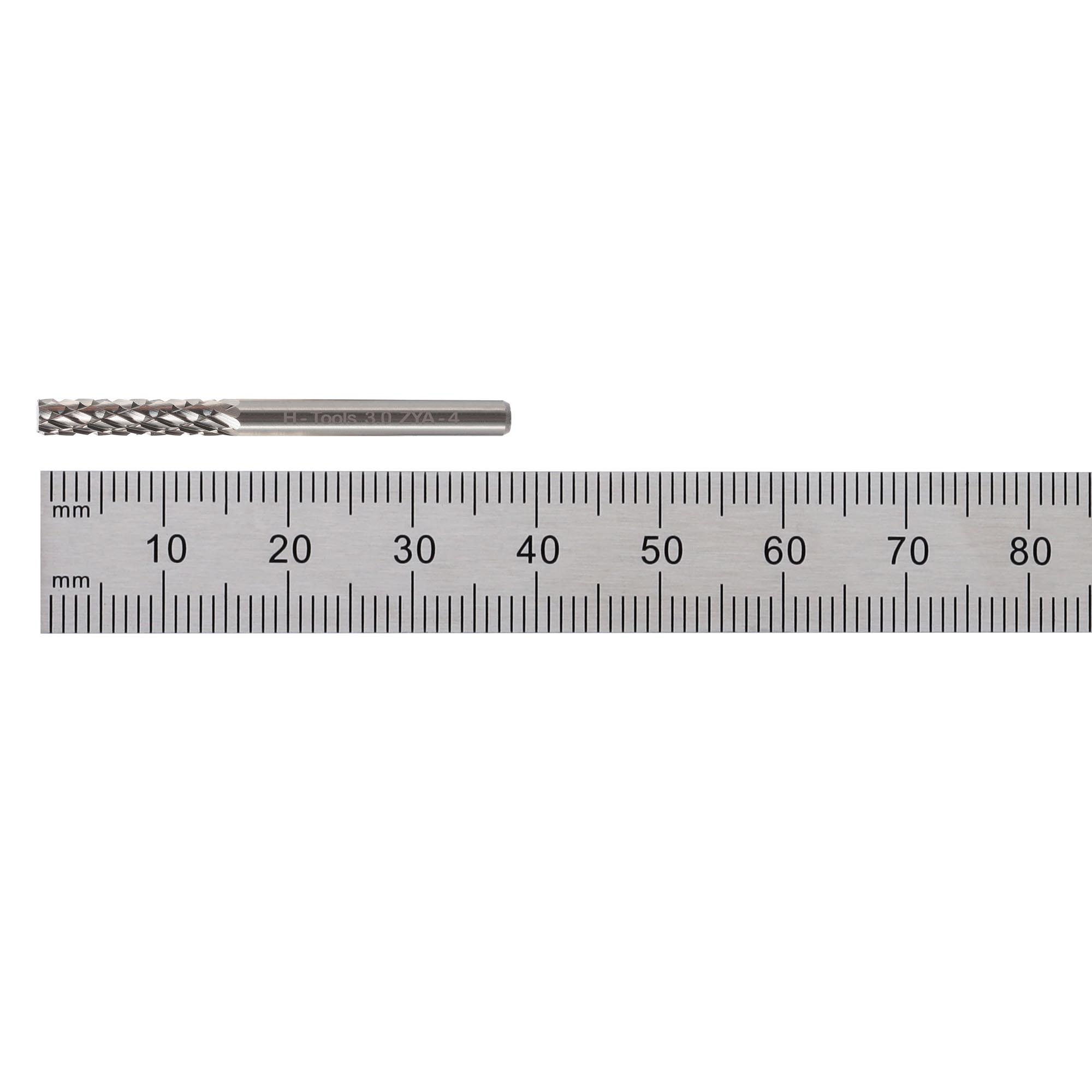 Бор-фреза твердосплавная H-Tools A(ZYA) 3,0x16x38x3мм HM 116046HT