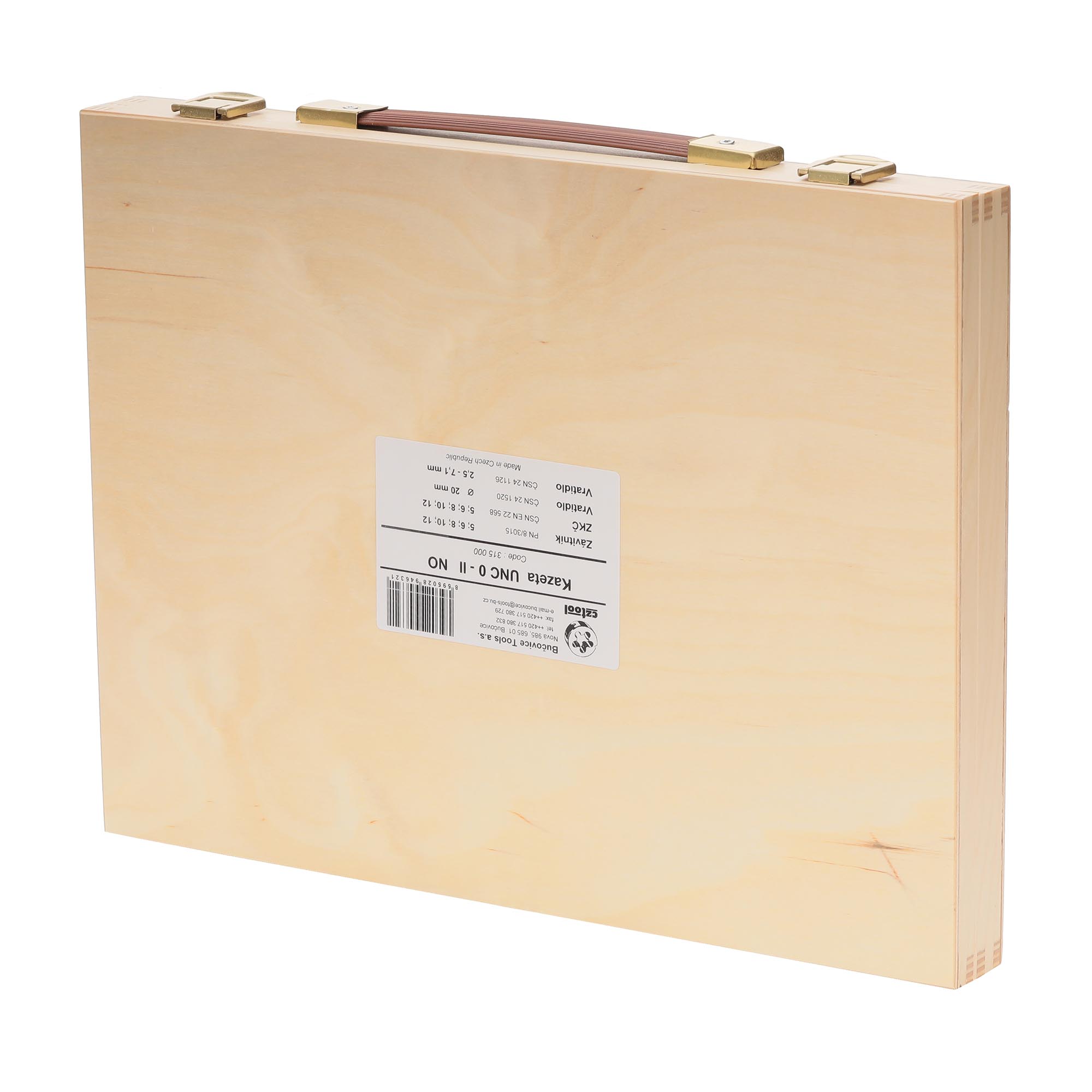 Набор метчиков и плашек Bucovice Tools UNC №5-№12 115CrV3 22пр 315000