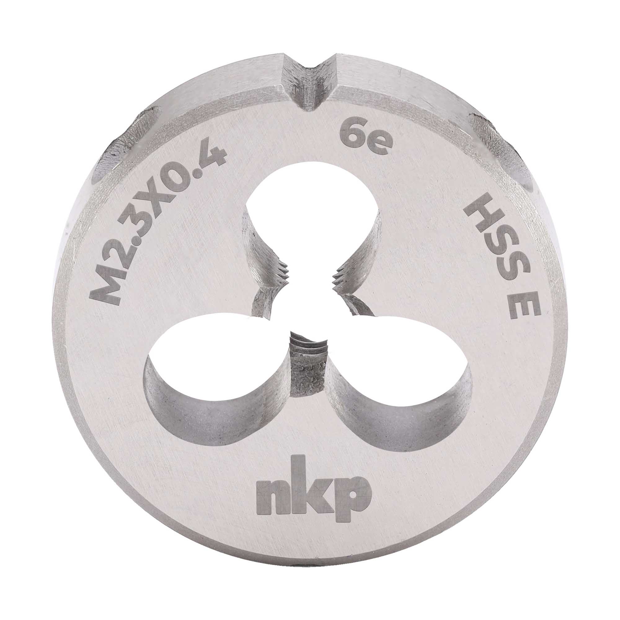 Плашка NKP М2,3х0,4 DINEN22568 HSSE 6e 16х5мм 289023N