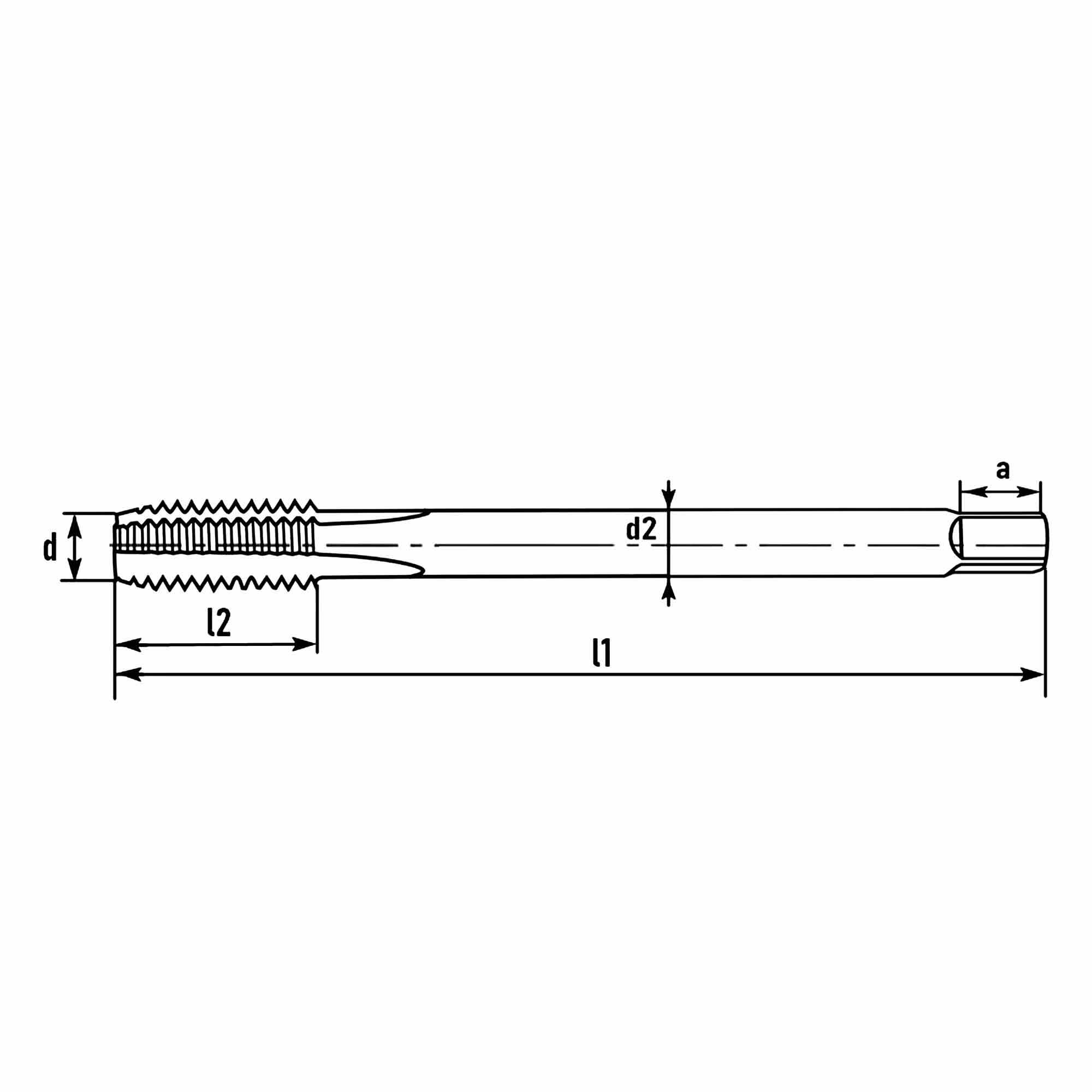 Набор метчиков 2шт H-Tools HSS-G DIN5157 G 1,1/2"-11 25342HT