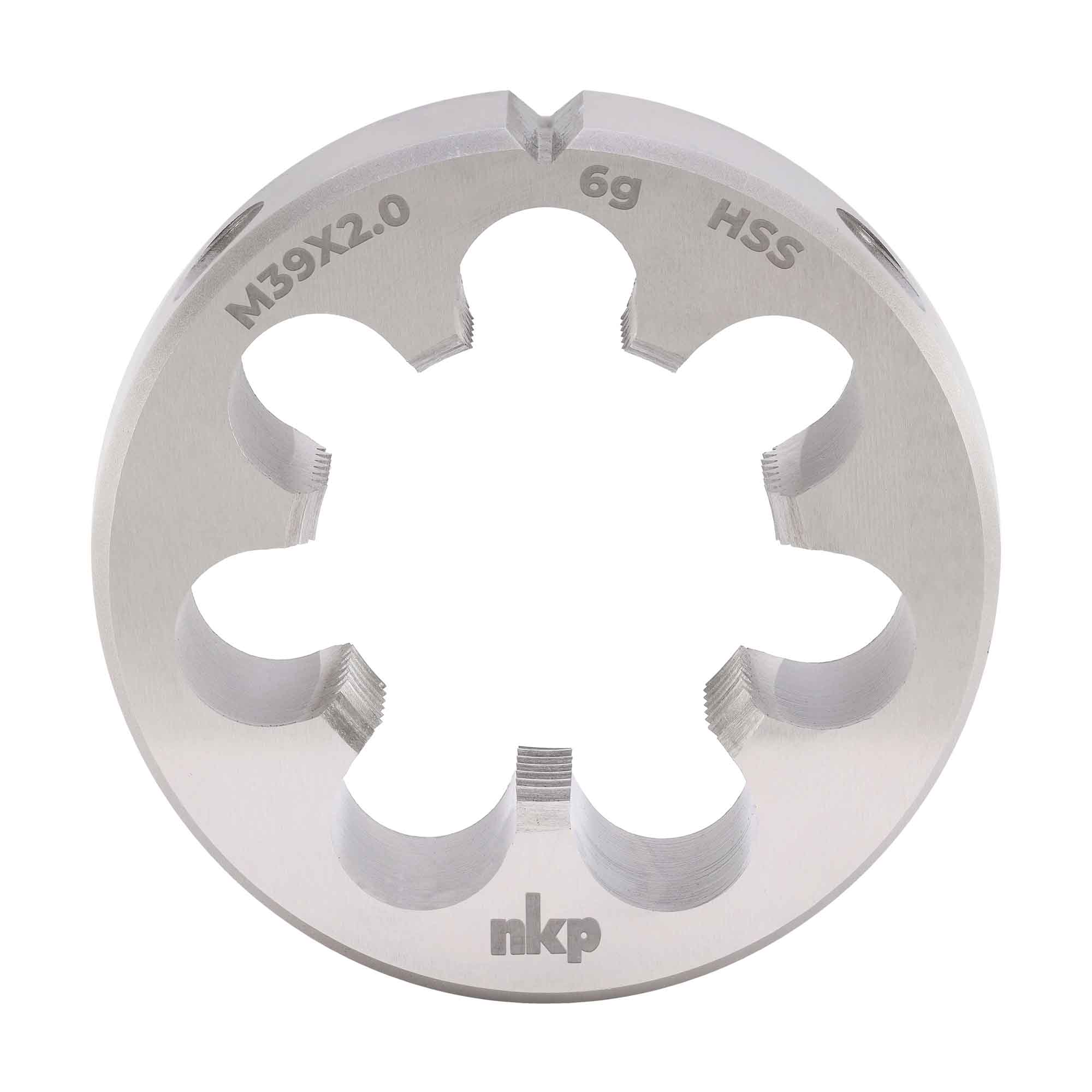 Плашка NKP М39х2,0 DINEN22568 HSS 6g 75х20мм 240392N