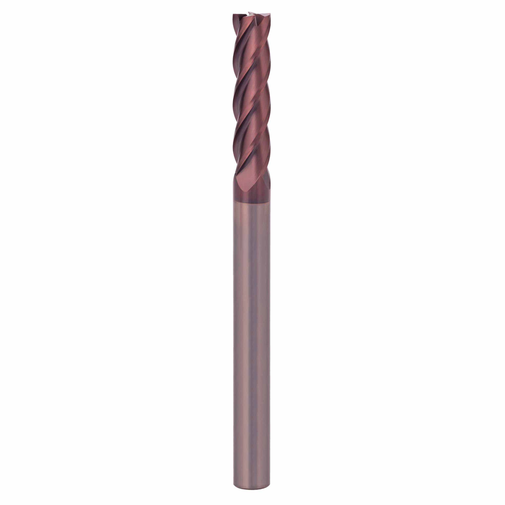 Фреза твердосплавная по металлу H-Tools 5,0x100/20мм d05 4z 55HRC P20 TiALN 19945-050-d05