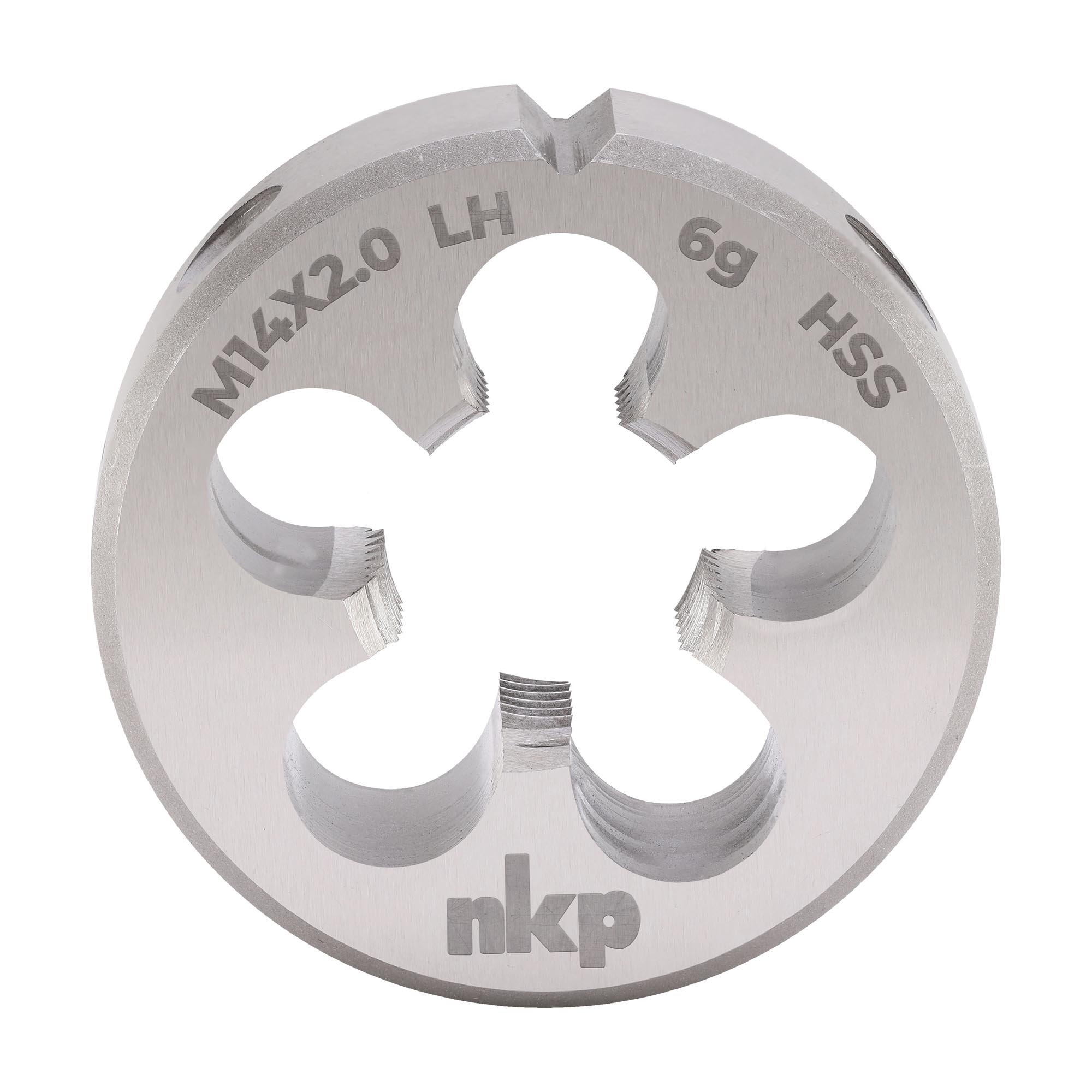 Плашка левая NKP М14х2,0 DINEN22568 HSS 6g 38х14мм 250140N