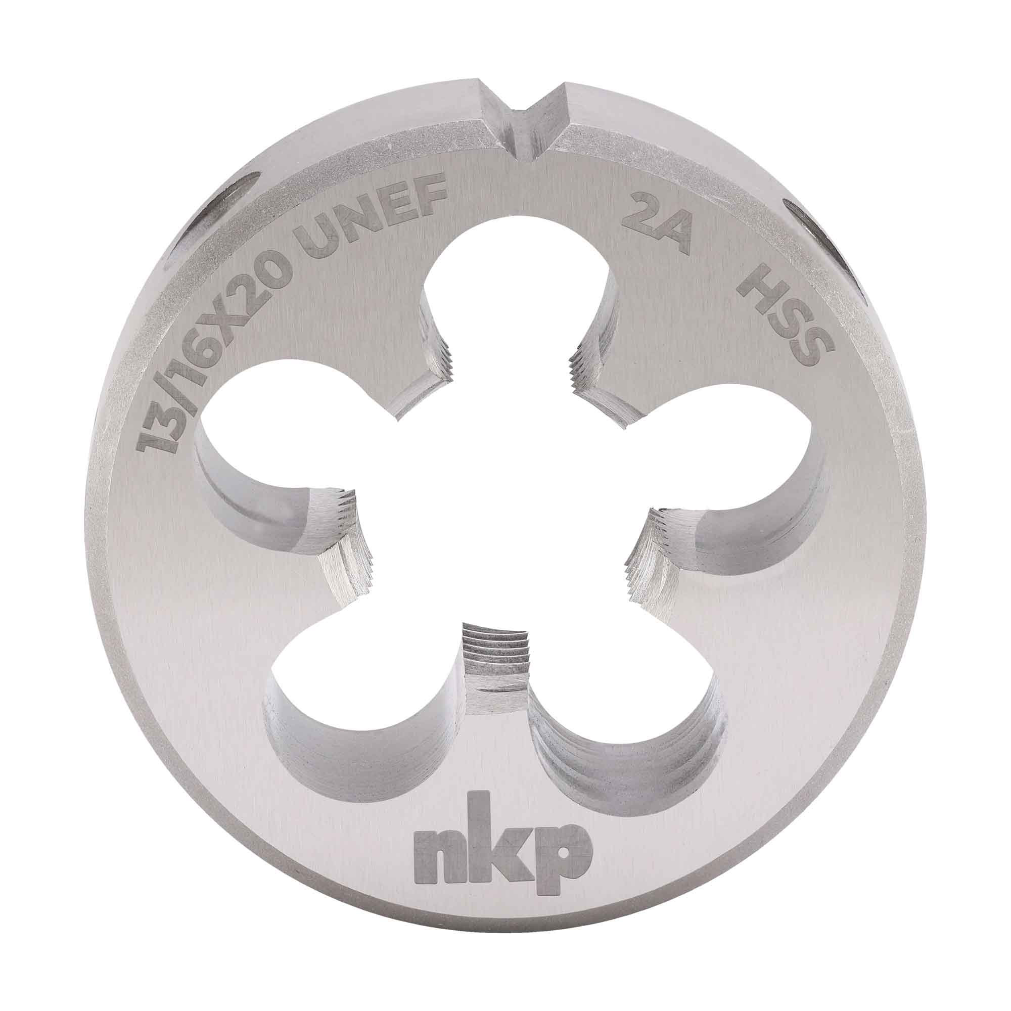 Плашка дюймовая NKP UNEF 13/16"-20 HSS DIN22568 45x14мм 248131N