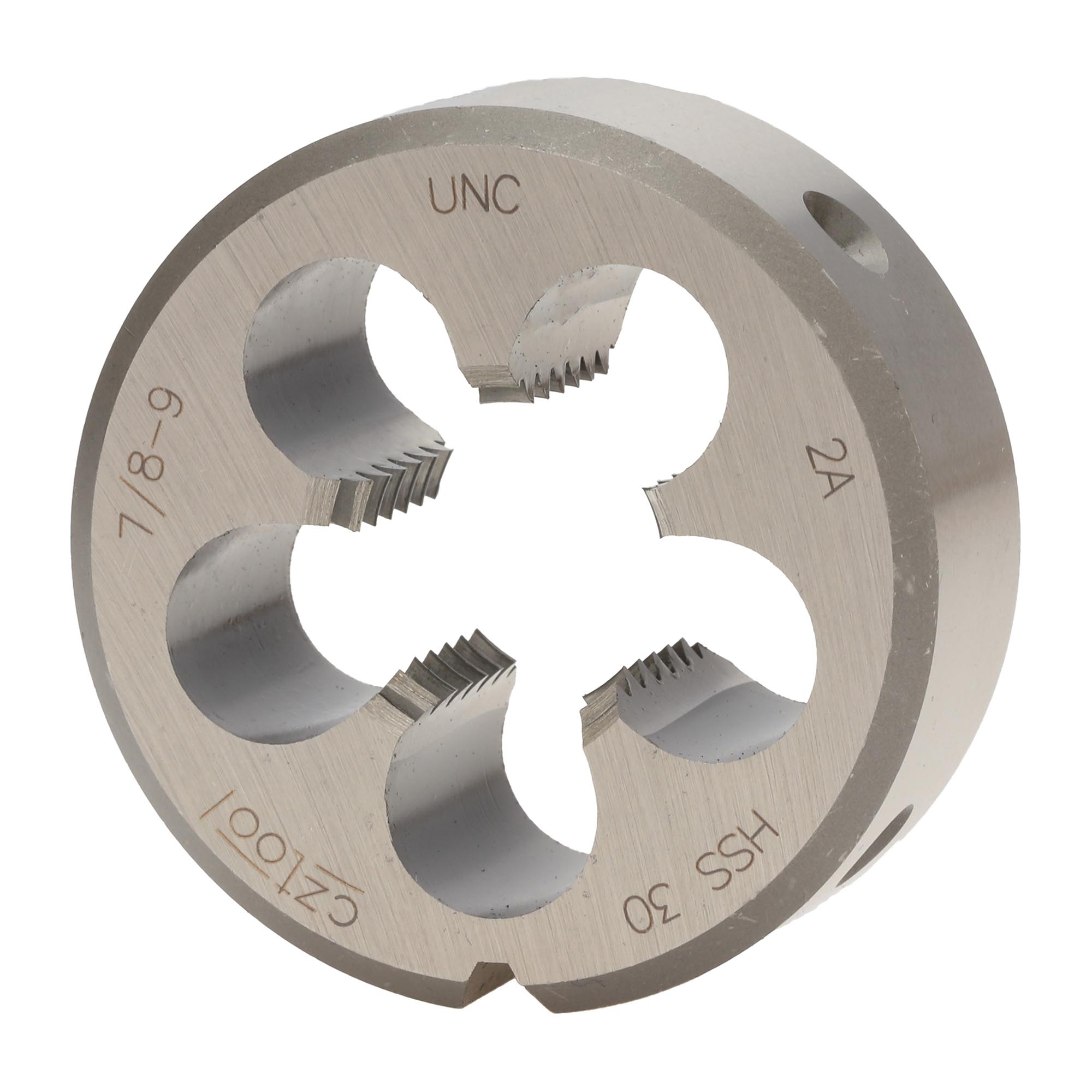 Плашка дюймовая Bucovice Tools UNC 7/8"-9 HSS DIN EN 22568 2A 55x22мм 245780BT