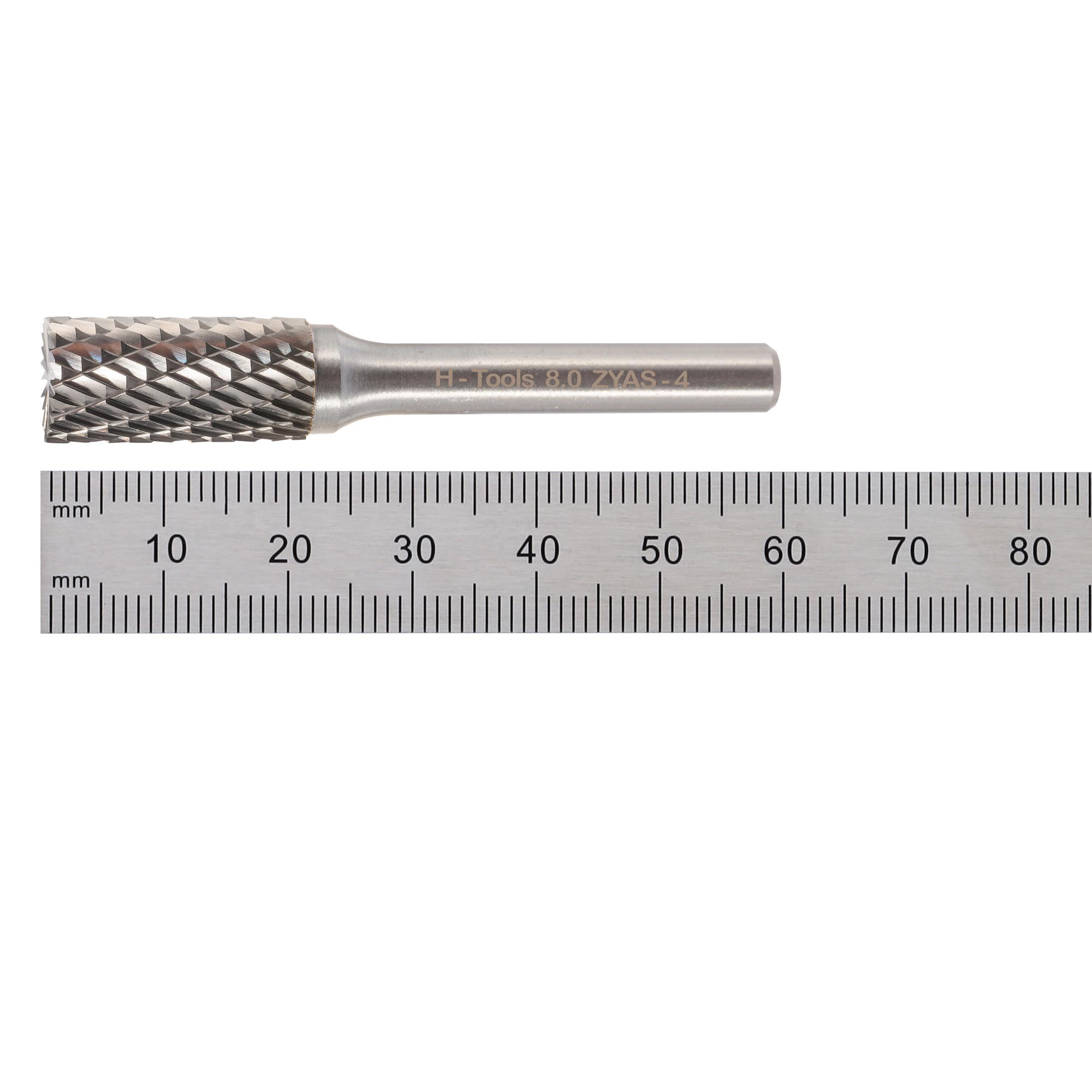 Бор-фреза твердосплавная H-Tools B(ZYAS) 8,0x20x60x6мм HM 116016HT