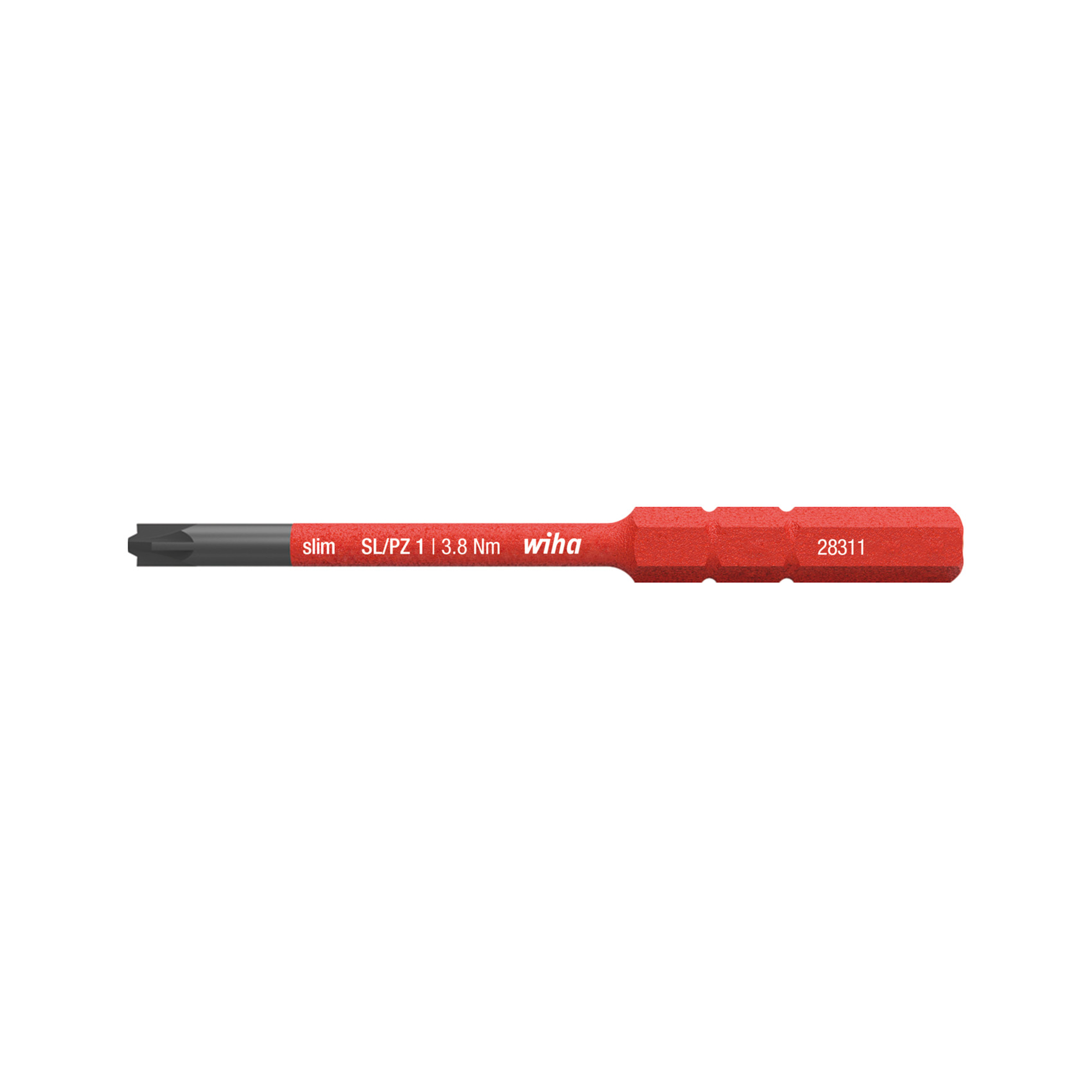 Насадка диэлектрическая SlimBit Electric SL/PZ1х75мм Wiha 283114 34589