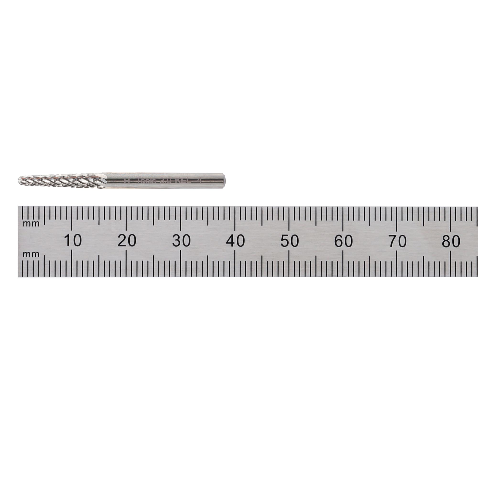 Бор-фреза твердосплавная H-Tools L(KEL) 3,0x12x38x3мм HM 116232HT