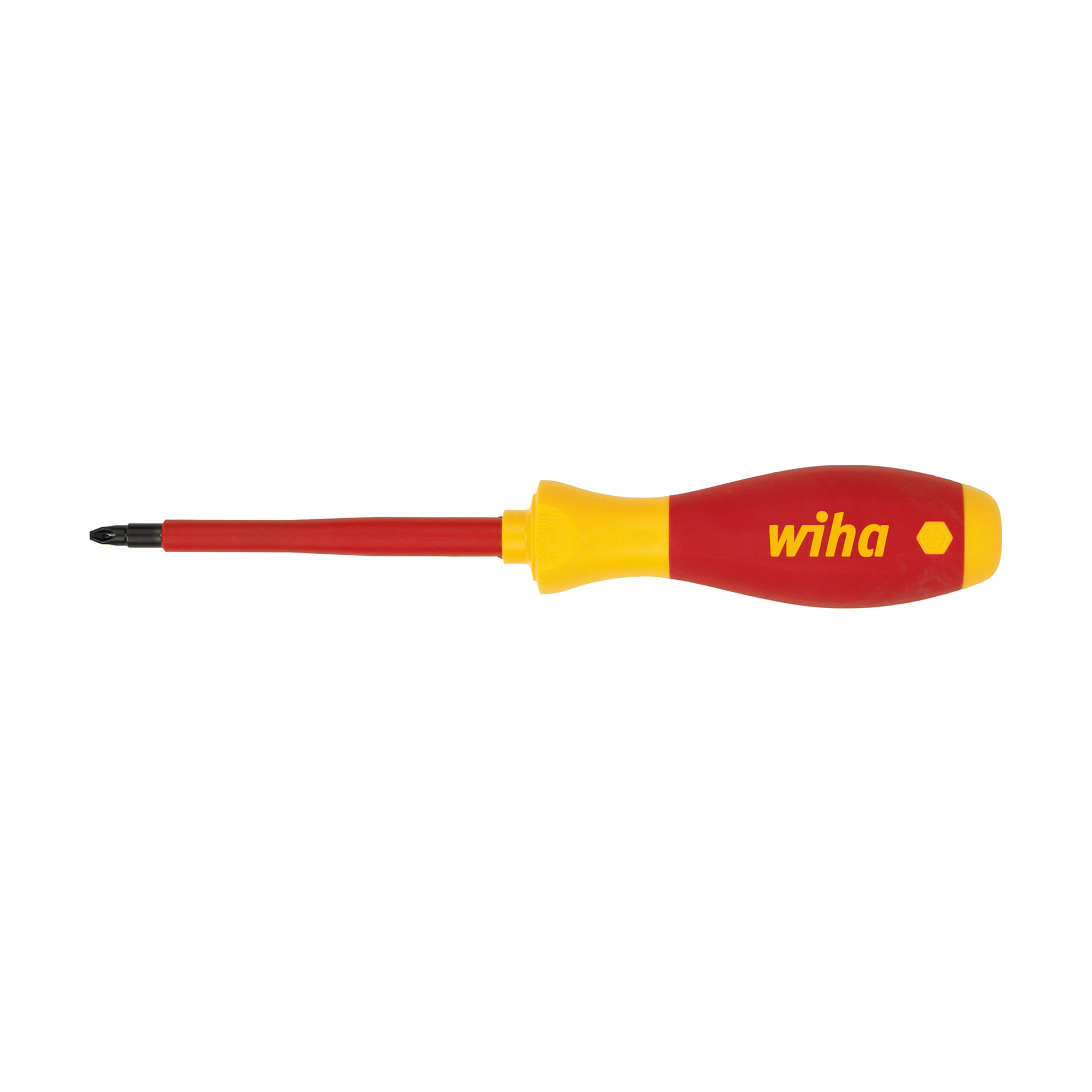Отвертка диэлектрическая SoftFinish Electric PZ1х80мм Wiha 324 00878