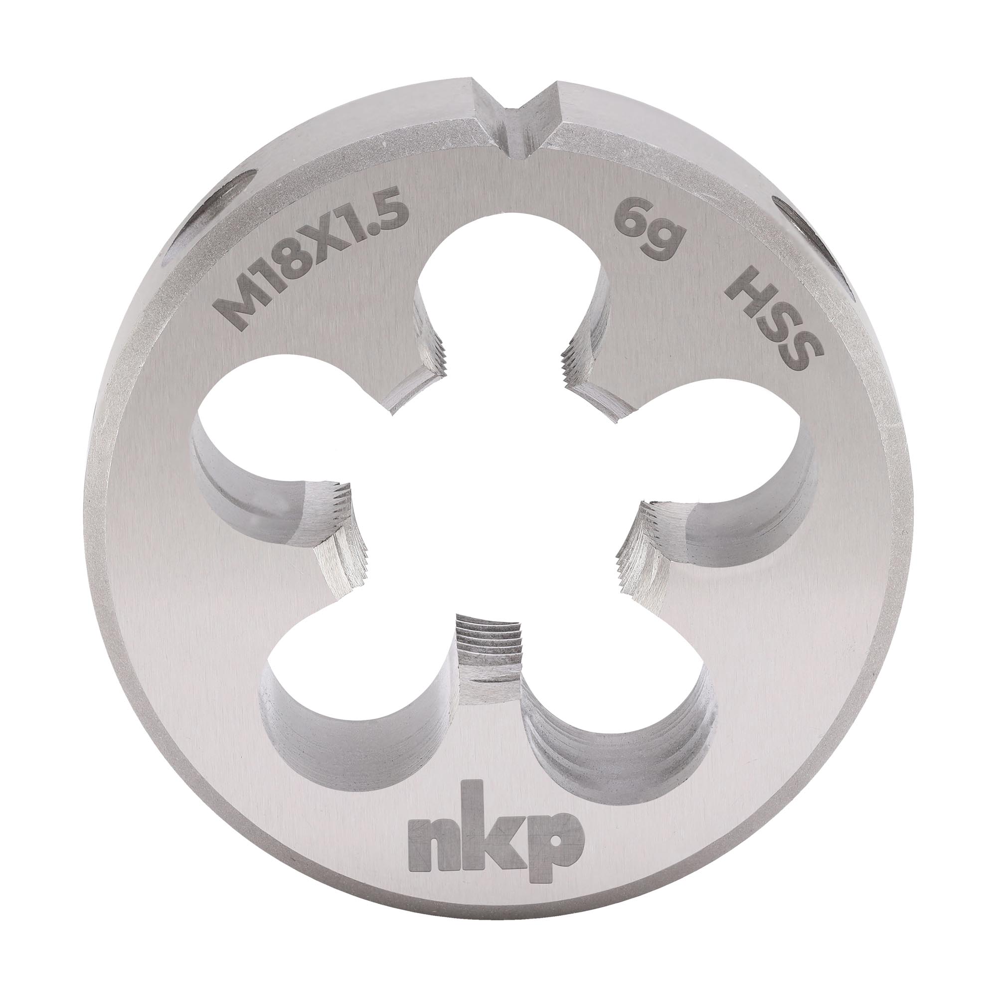 Плашка NKP М18х1,5 DINEN22568 HSS 6g 45х14мм 240182N