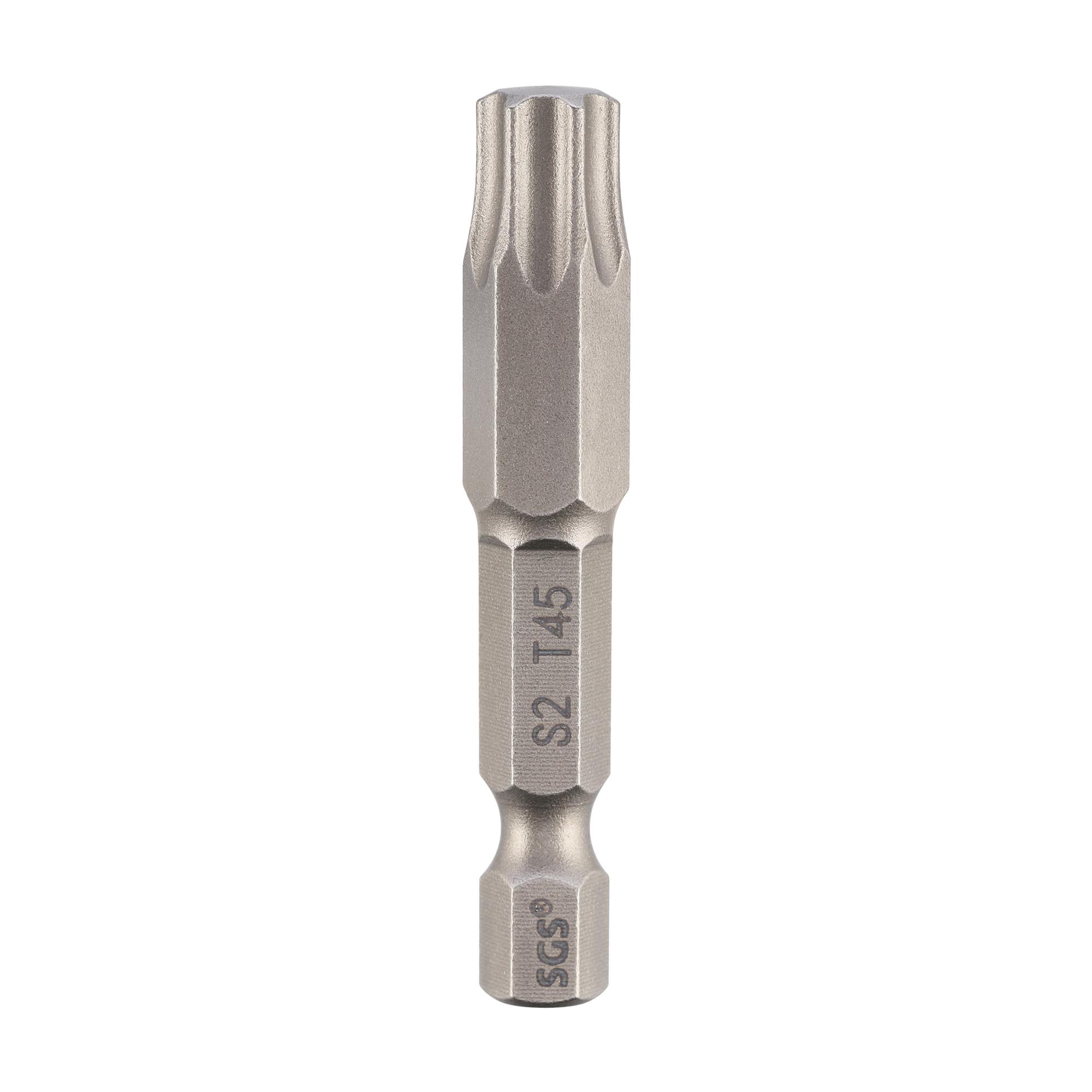 Бита SGS TORX T45х50мм S2 1шт 6350-T45
