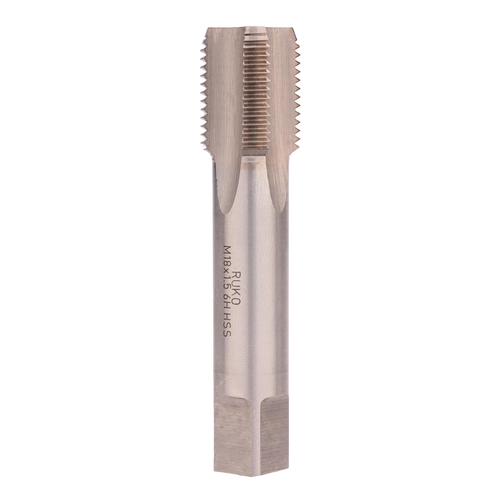 Метчик Ruko HSS-G DIN2181 6h метрическая резьба М18х1,5 №3 235180-2