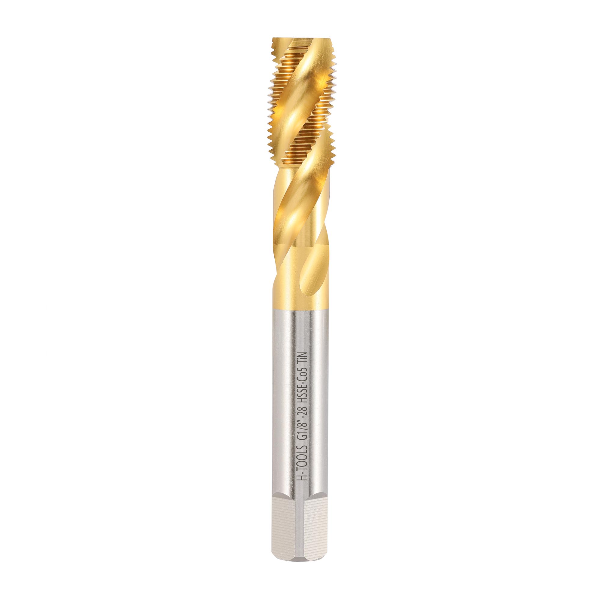 Метчик винтовой машинный H-Tools G1/8"-28 DIN5156 HSSE TiN 263018EHT