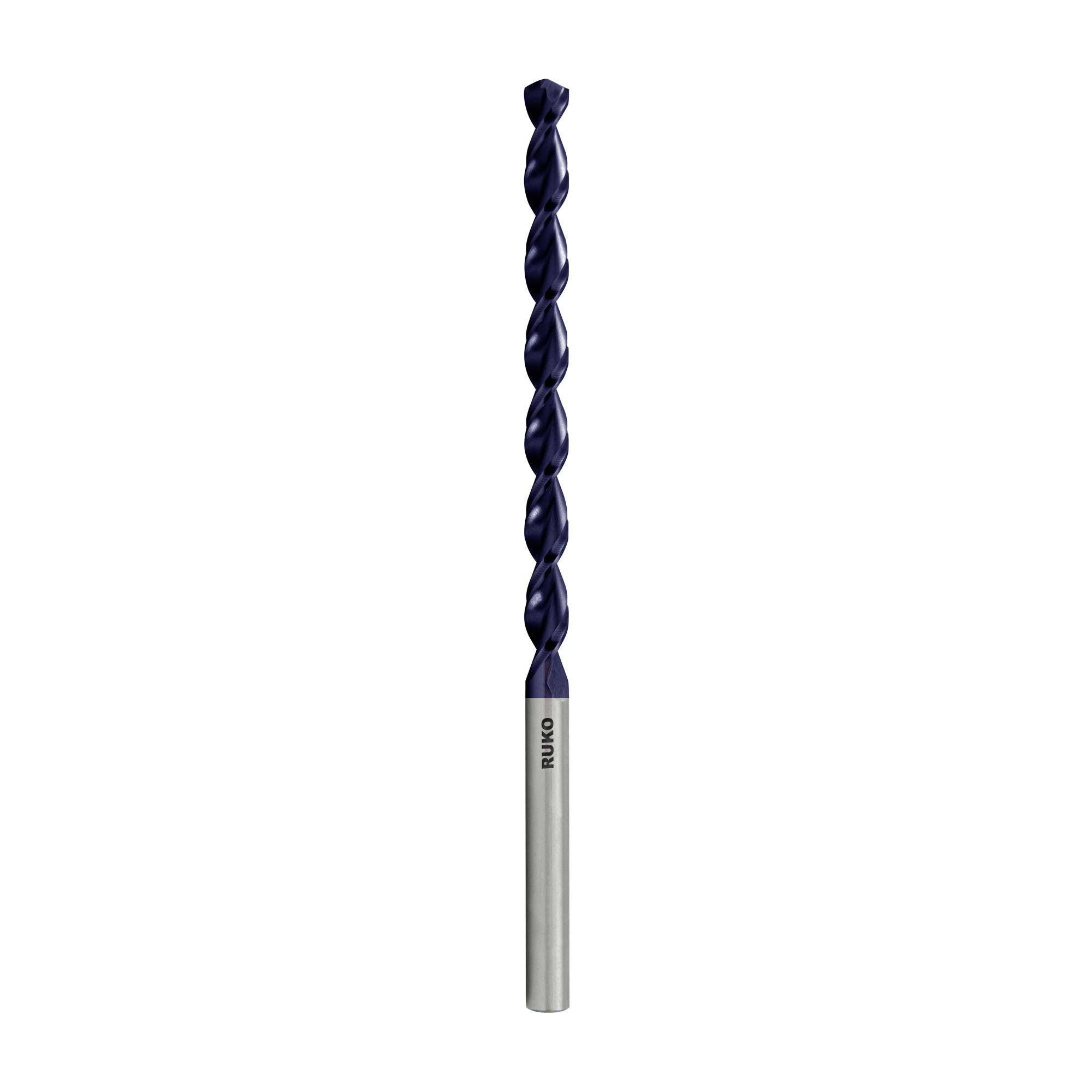 Сверло удлиненное по металлу TL3000 Ruko 9,6x184/121мм DIN340 HSSE-Co5 TiALN h8 10xD 130° 253096F