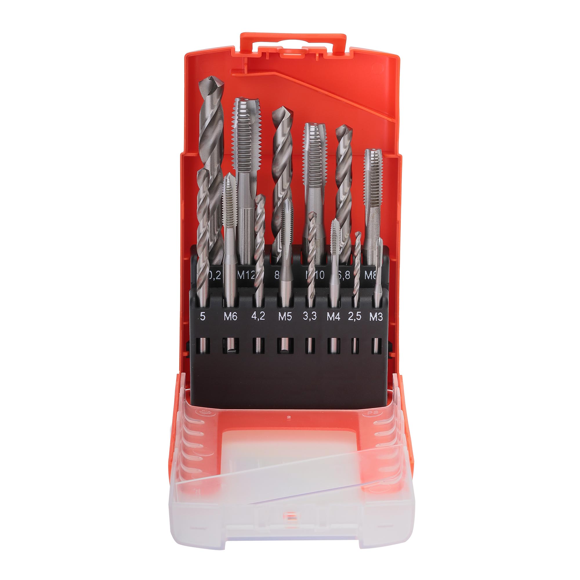 Набор машинных метчиков Bucovice Tools M3-M12 HSSE DIN371/376 14пр 104003