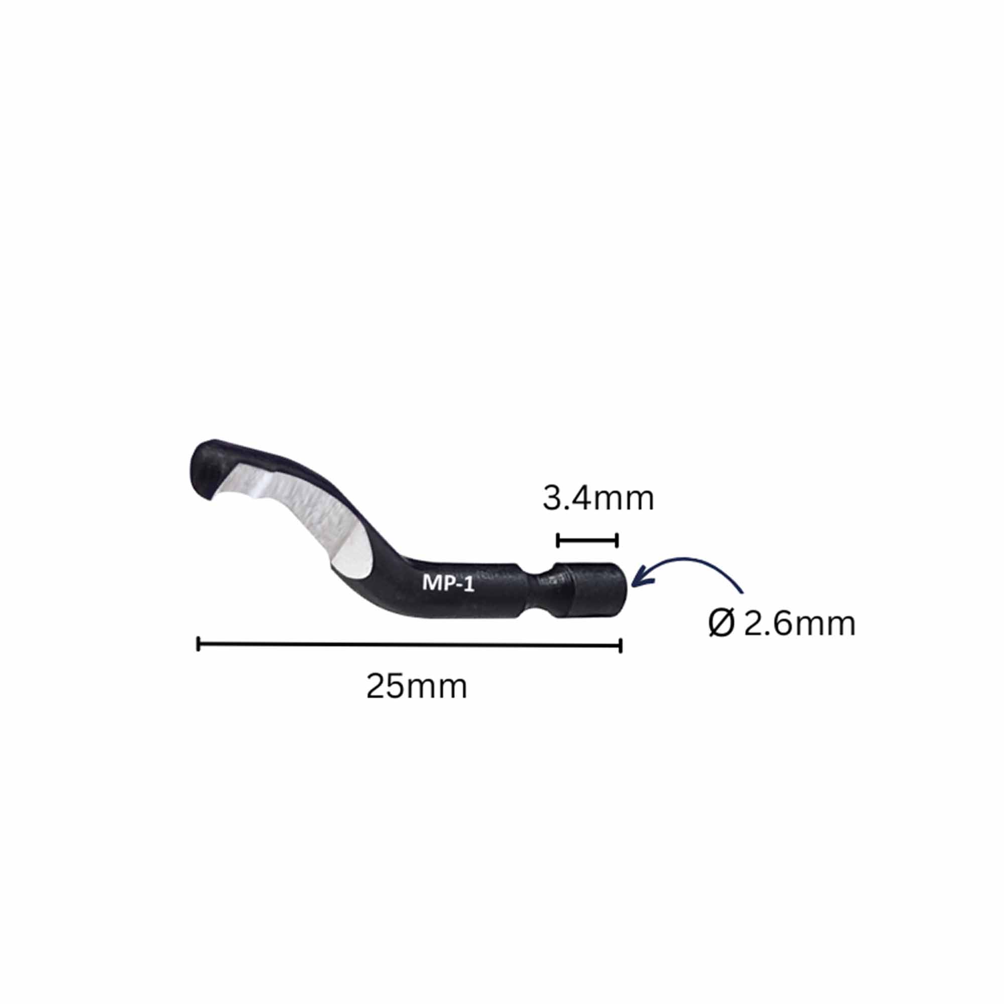 Лезвие для фаскоснимателя d.2,6мм MP-1 HSS Multi-Cutting CP GRATEX 21010