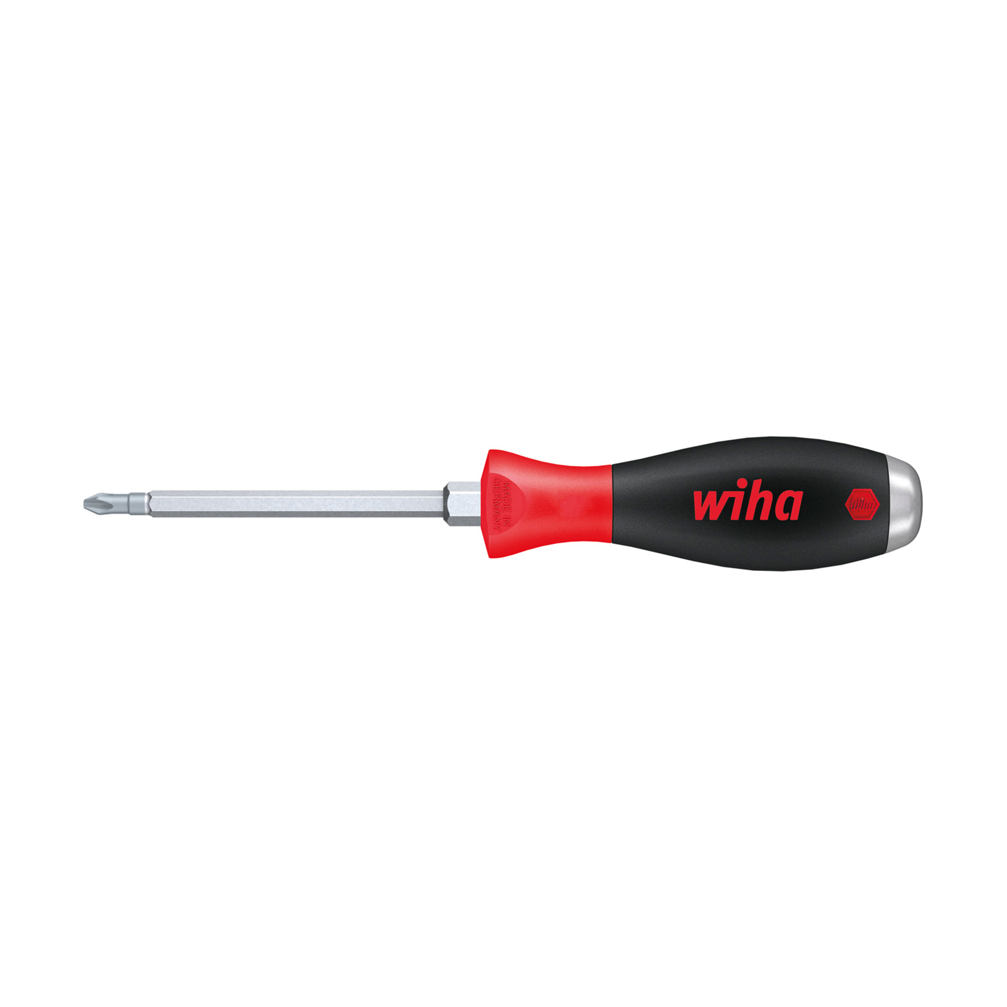 Отвертка SoftFinish PH1х80мм (Ударная, под ключ 8мм) Wiha 531 03237