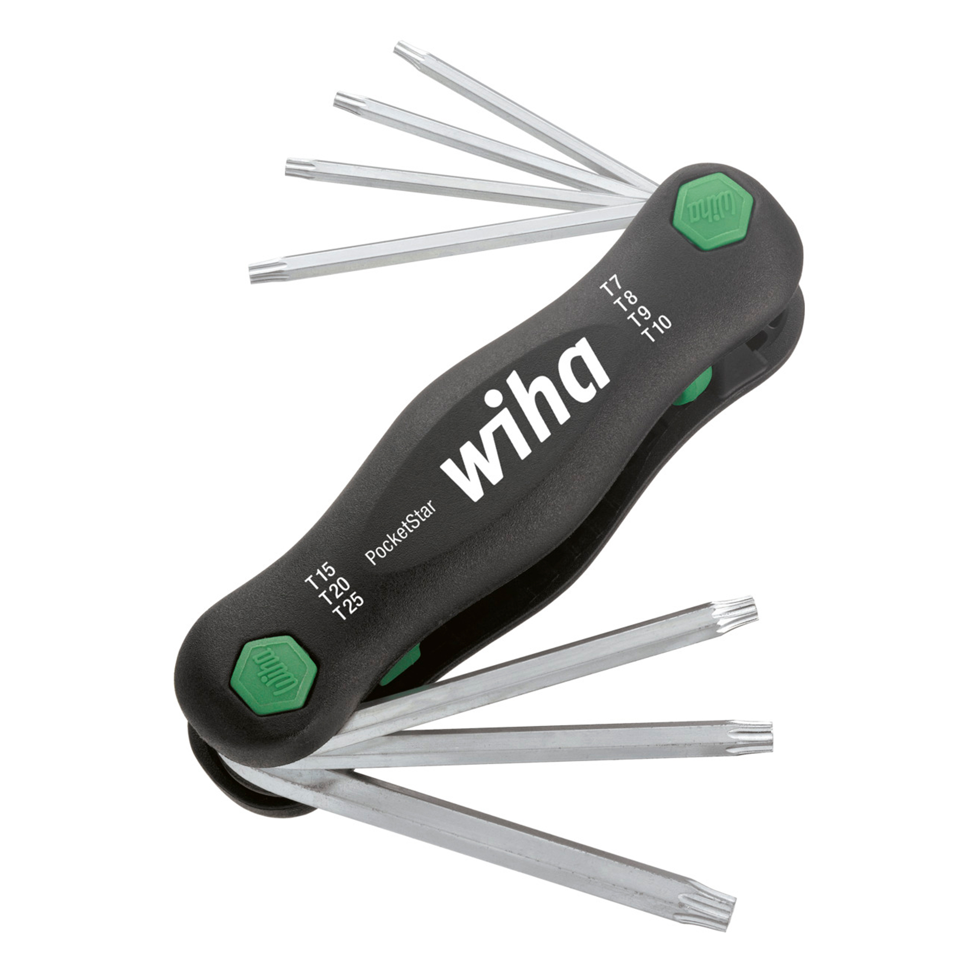 Набор ключей складных TORX T7-T25 PocketStar 7шт Wiha 363P 23053 (SB)