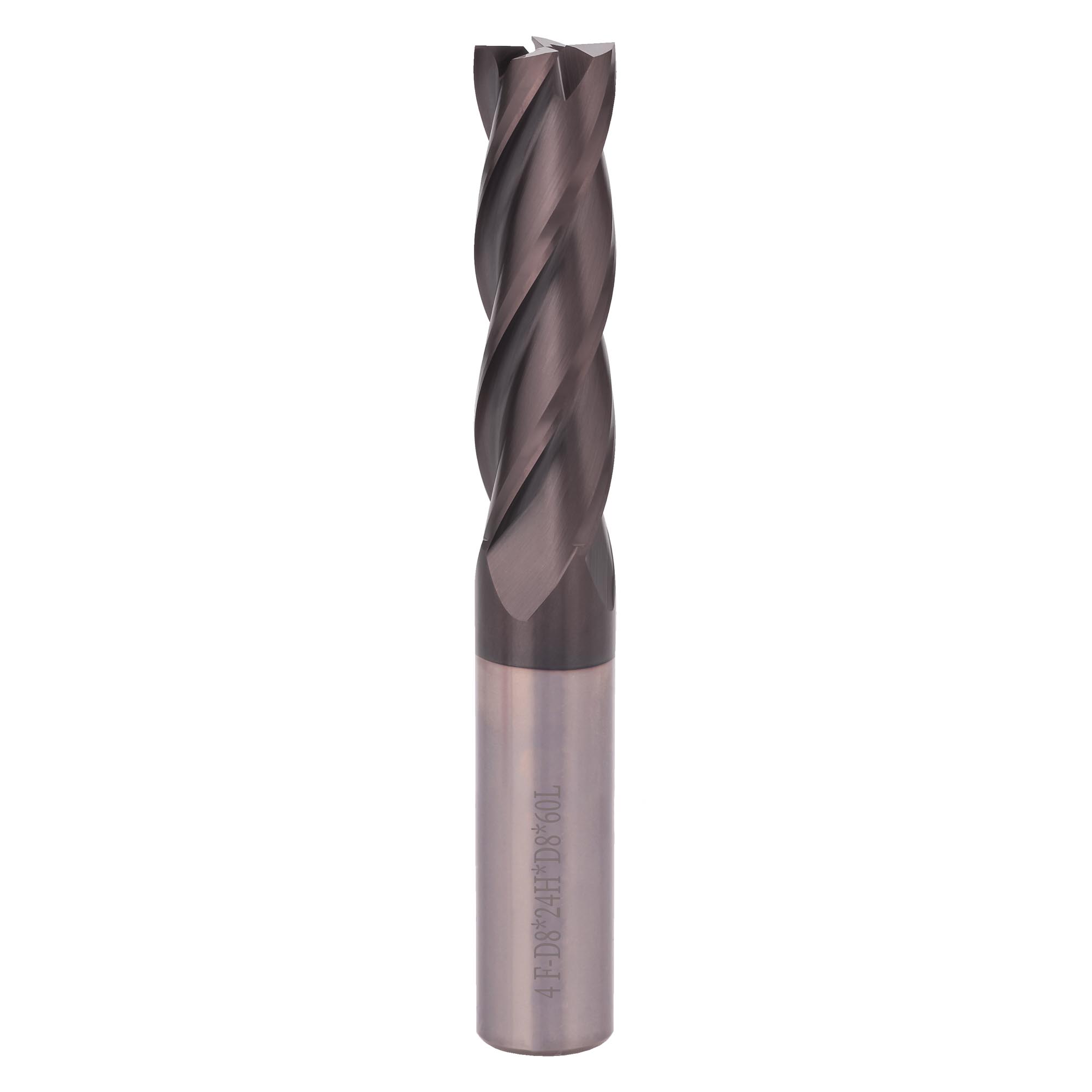 Фреза для нержавеющей стали H-Tools 8,0x60/24мм d08 4z S30 AICrN 6726-080