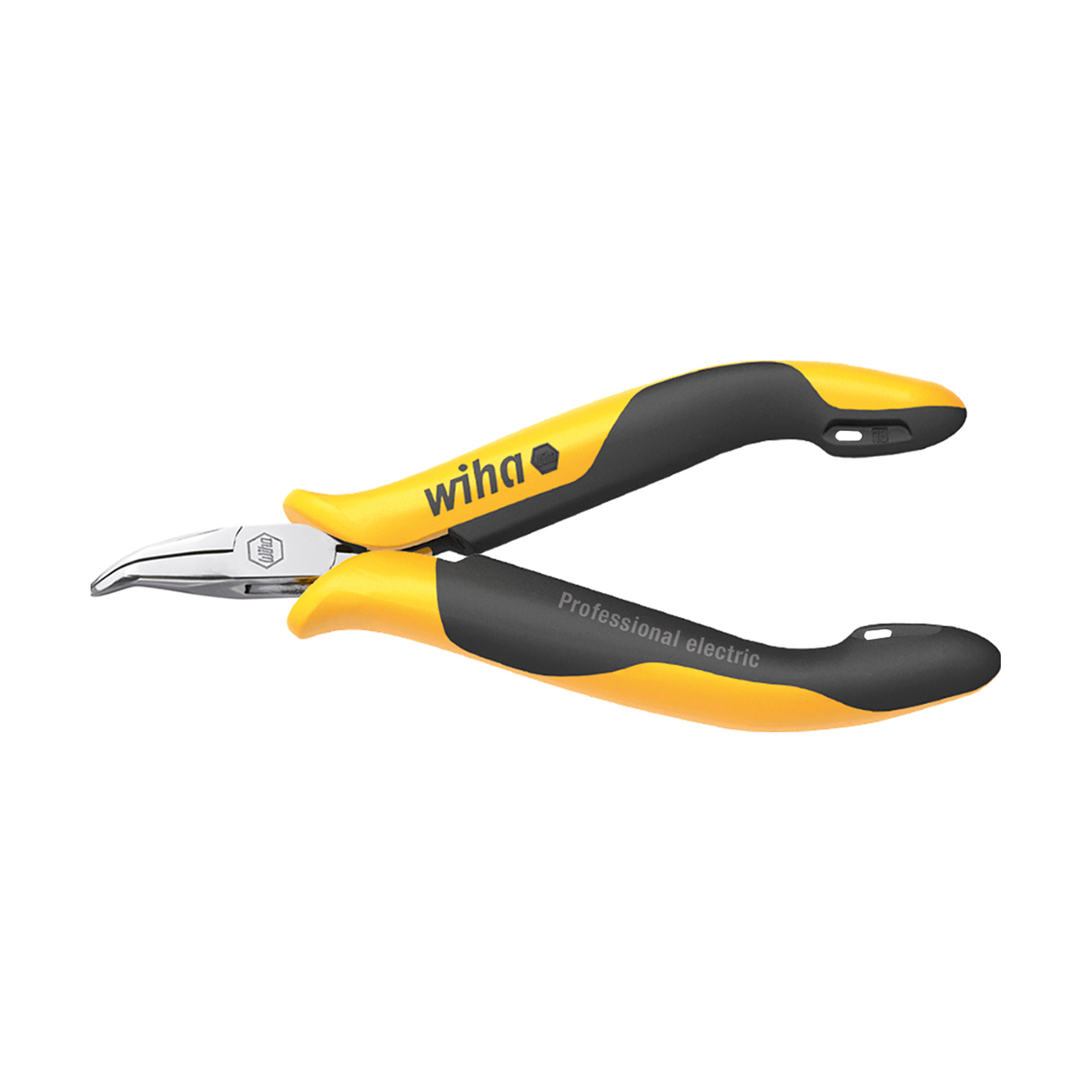 Тонкогубцы изогнутые 120мм Professional ESD Wiha Z36004 26802