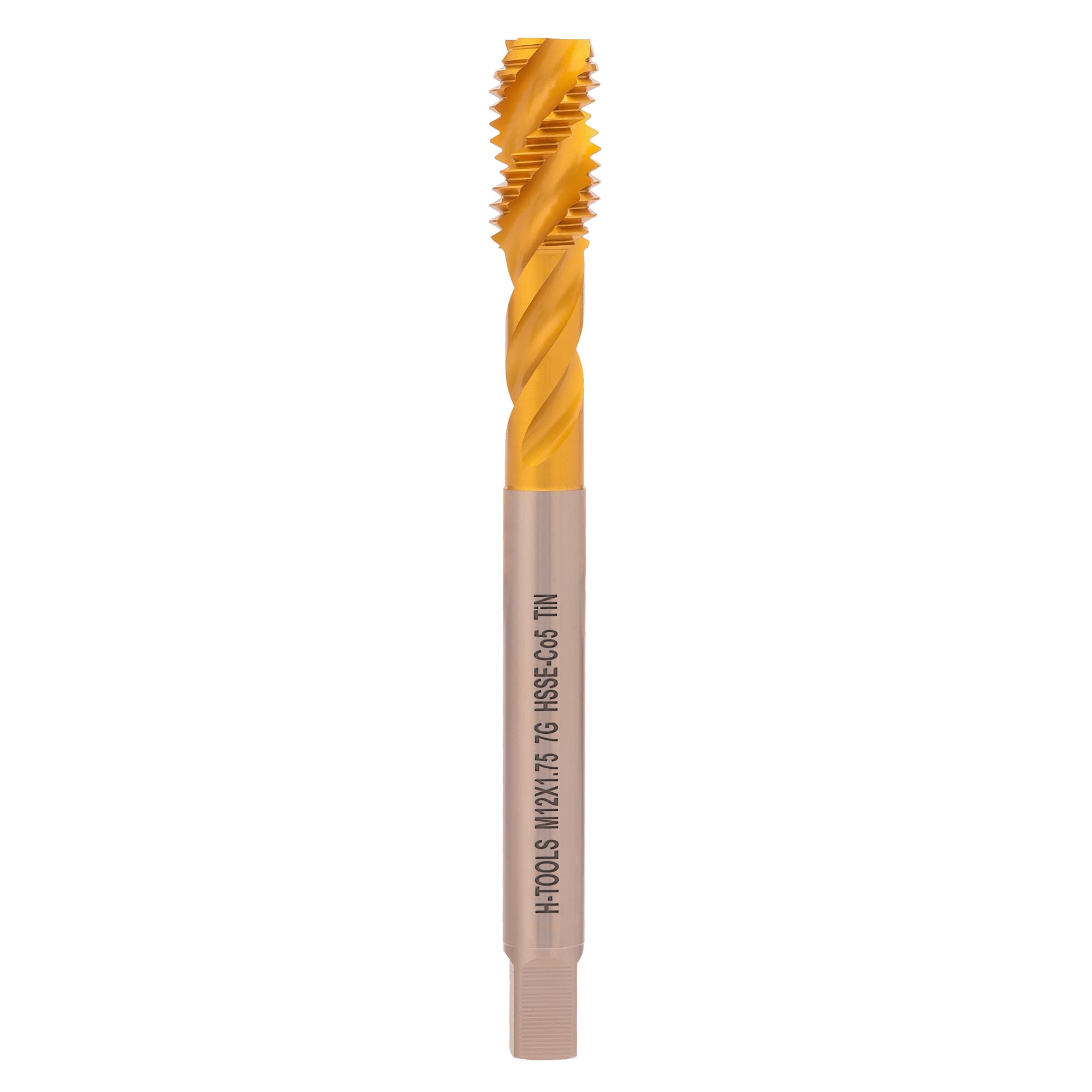 Метчик винтовой машинный H-Tools М12х1,75 DIN376 HSSE-TiN 7g C/2-3P R45 515X01-D2-0120