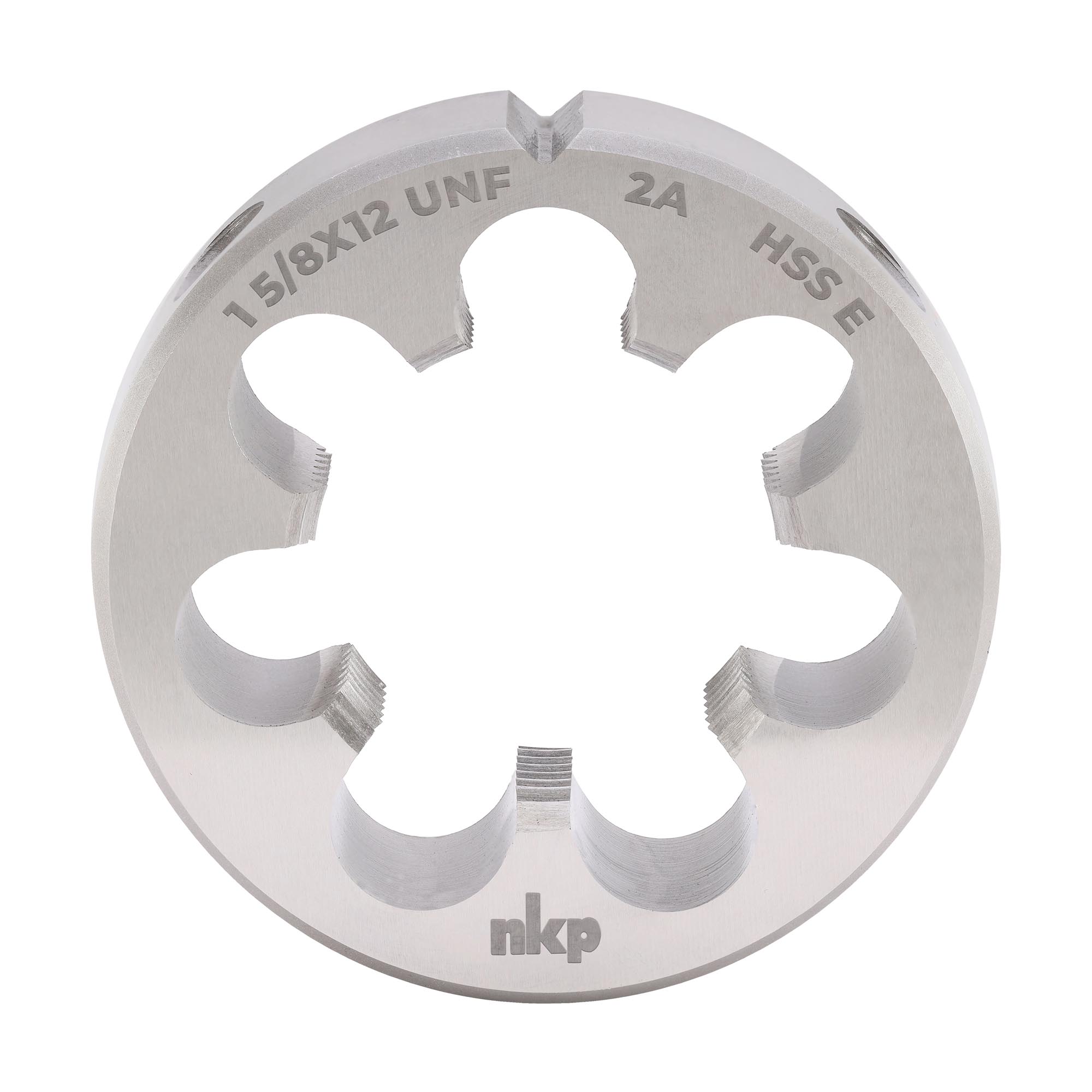 Плашка дюймовая NKP UN 1,5/8"-12 HSSE DIN22568 75x20мм 29910580UN12