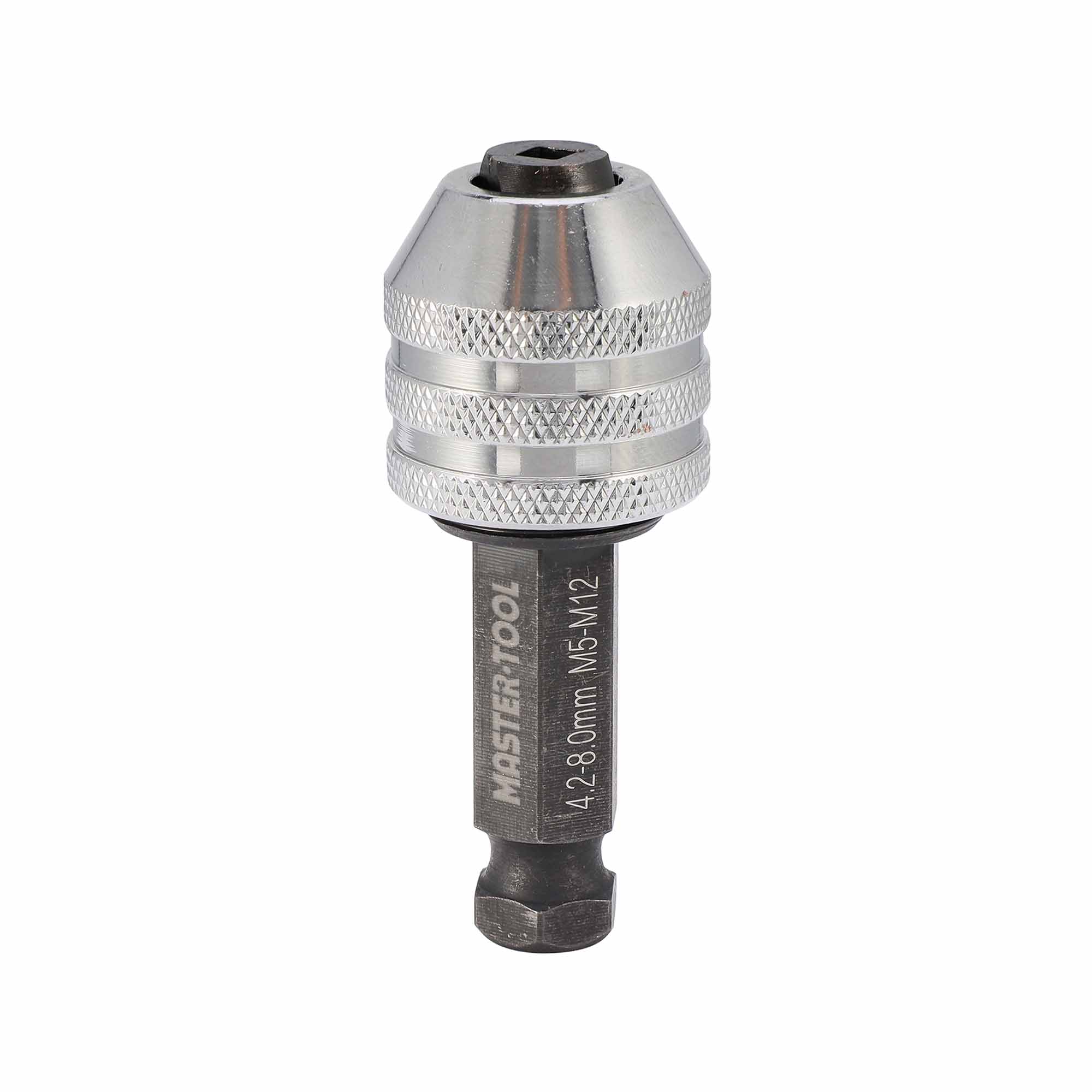 Метчикодержатель для шуруповерта MASTER-TOOL M5-M12 (4,2-8,0мм) 1040701010003