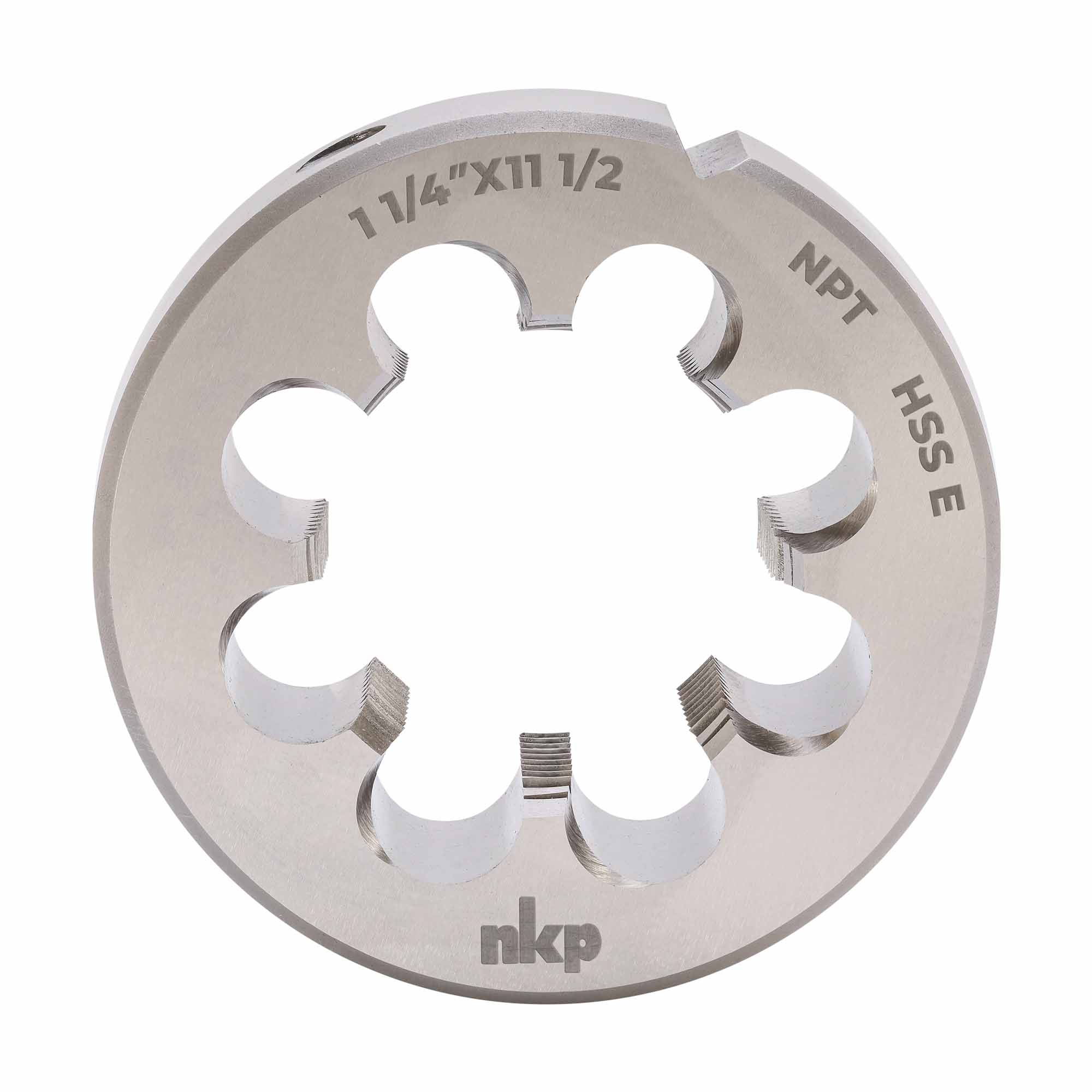 Плашка коническая NKP NPT 1,1/4"-11,5 HSSE DIN EN 24230 75x26мм 121001-N1-4643