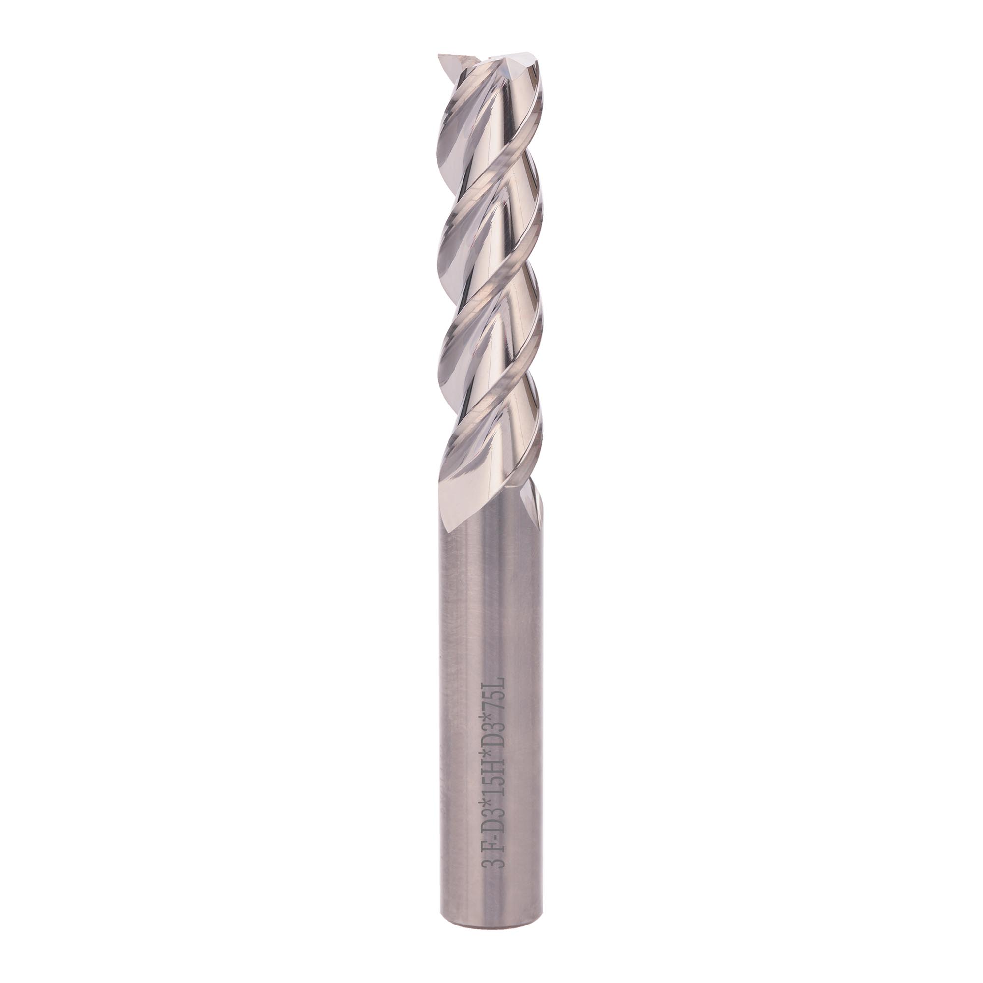 Фреза твердосплавная по алюминию H-Tools 3,0x75/15мм d03 3z A55 6731-030-d03