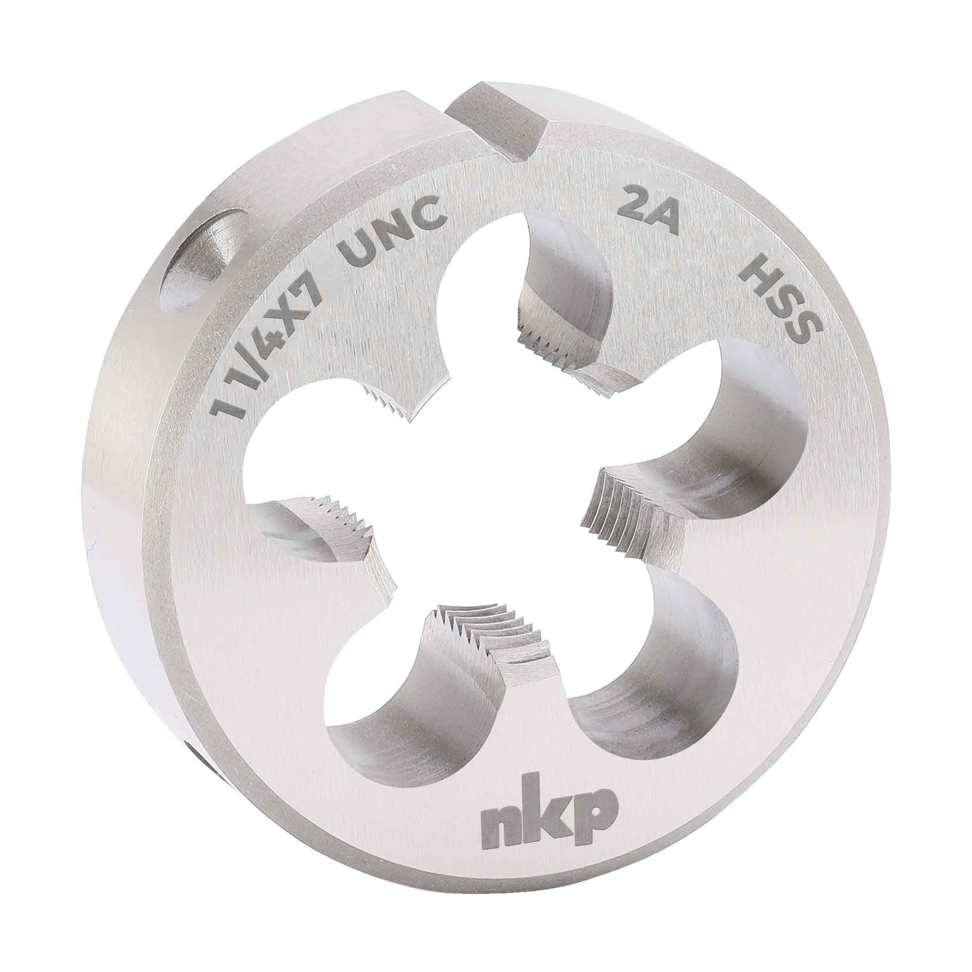 Плашка дюймовая NKP UNC 1,1/4"-7 HSS DIN22568 65x25мм 245114N