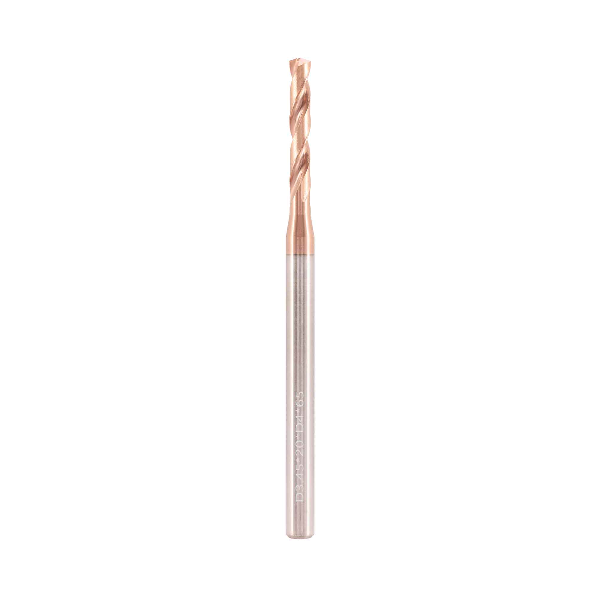 Сверло твердосплавное 3,45x65/20мм d04 VHM TiSiN 140° 60HRC BSKT BSE066D004-3,45