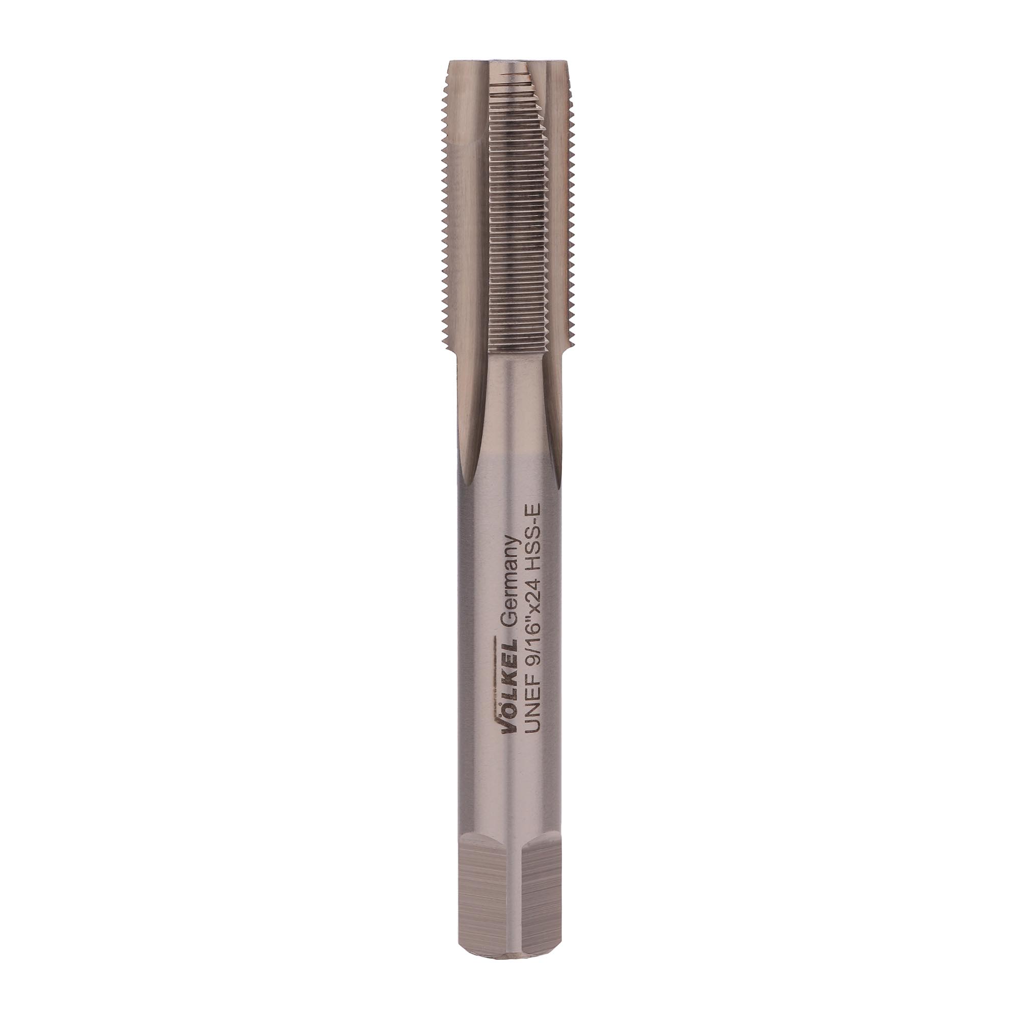 Метчик машинный Volkel HSSE ISO529 2b дюймовая резьба UNEF 9/16"-24 83326