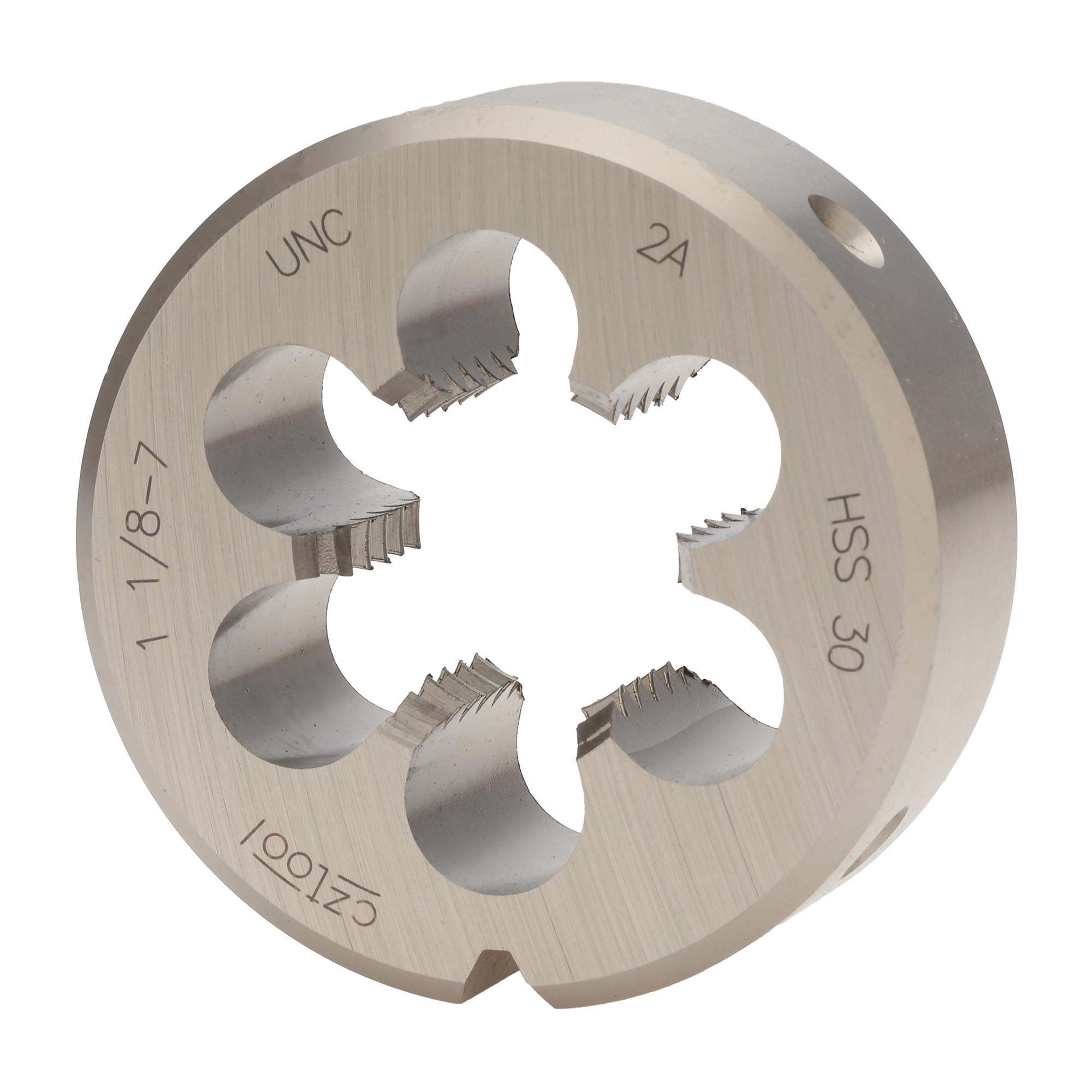 Плашка дюймовая Bucovice Tools UNC 1,1/8"-7 HSS DIN EN 22568 2A 65x25мм 245118BT