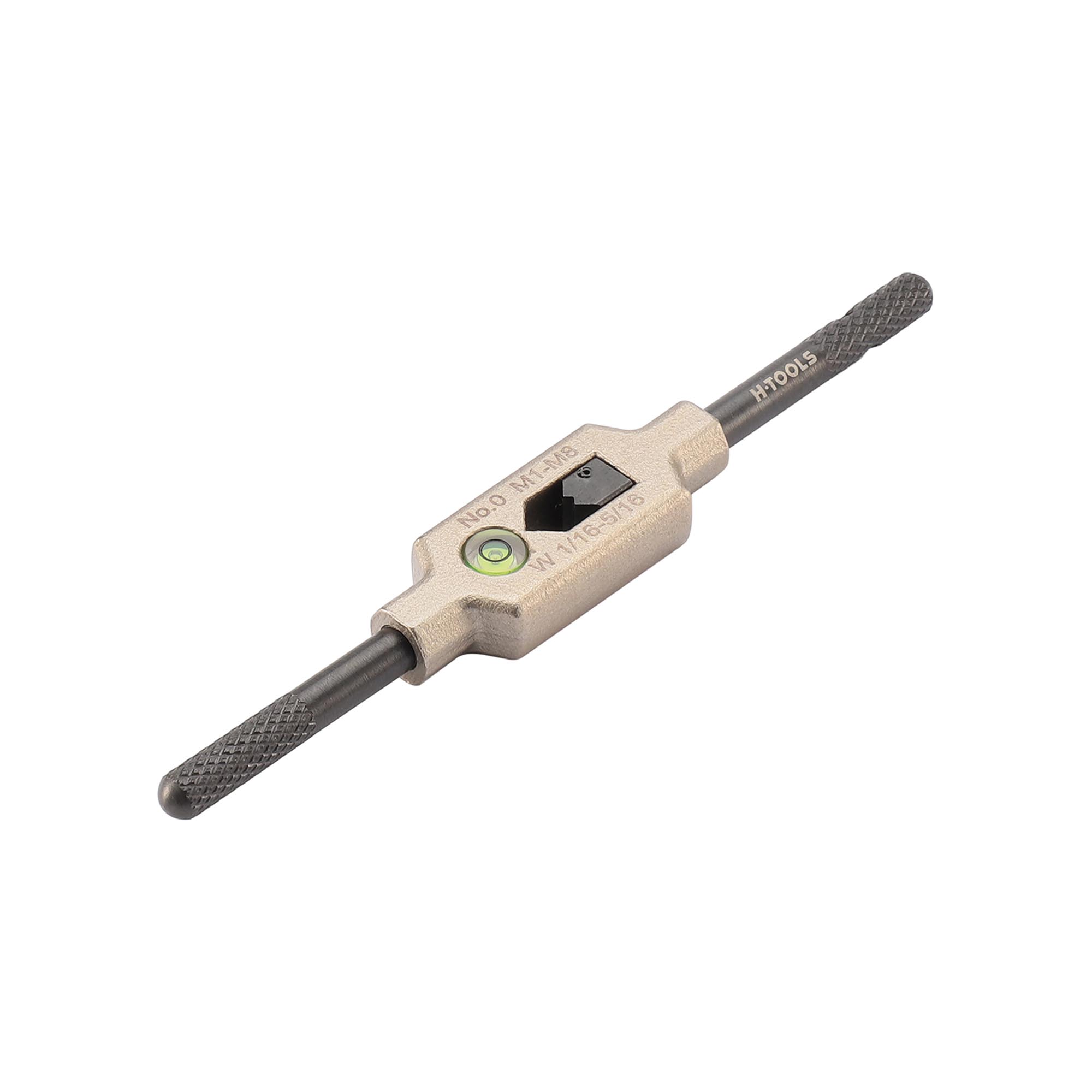 Метчикодержатель с уровнем H-Tools M1-M8 125мм DIN1814 INOX 08802020