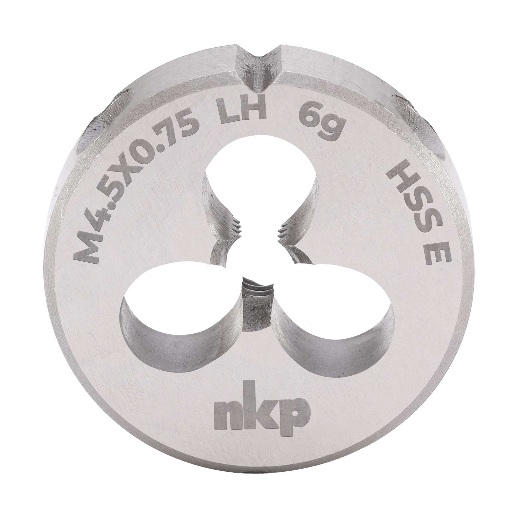 Плашка левая NKP М4,5х0,75 DINEN22568 HSSE 6g 20х7мм 294045N
